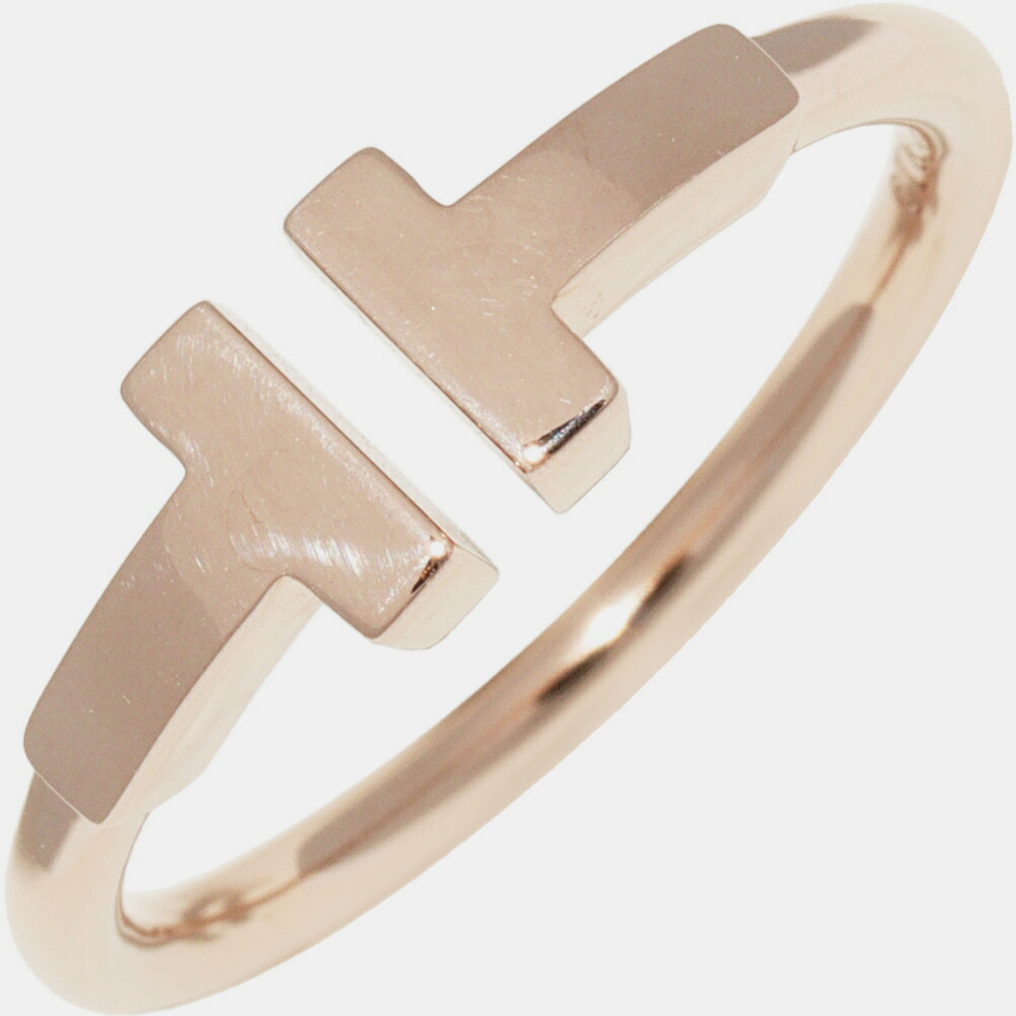 

Tiffany & Co. 18K Rose Gold Twire Ring EU 51