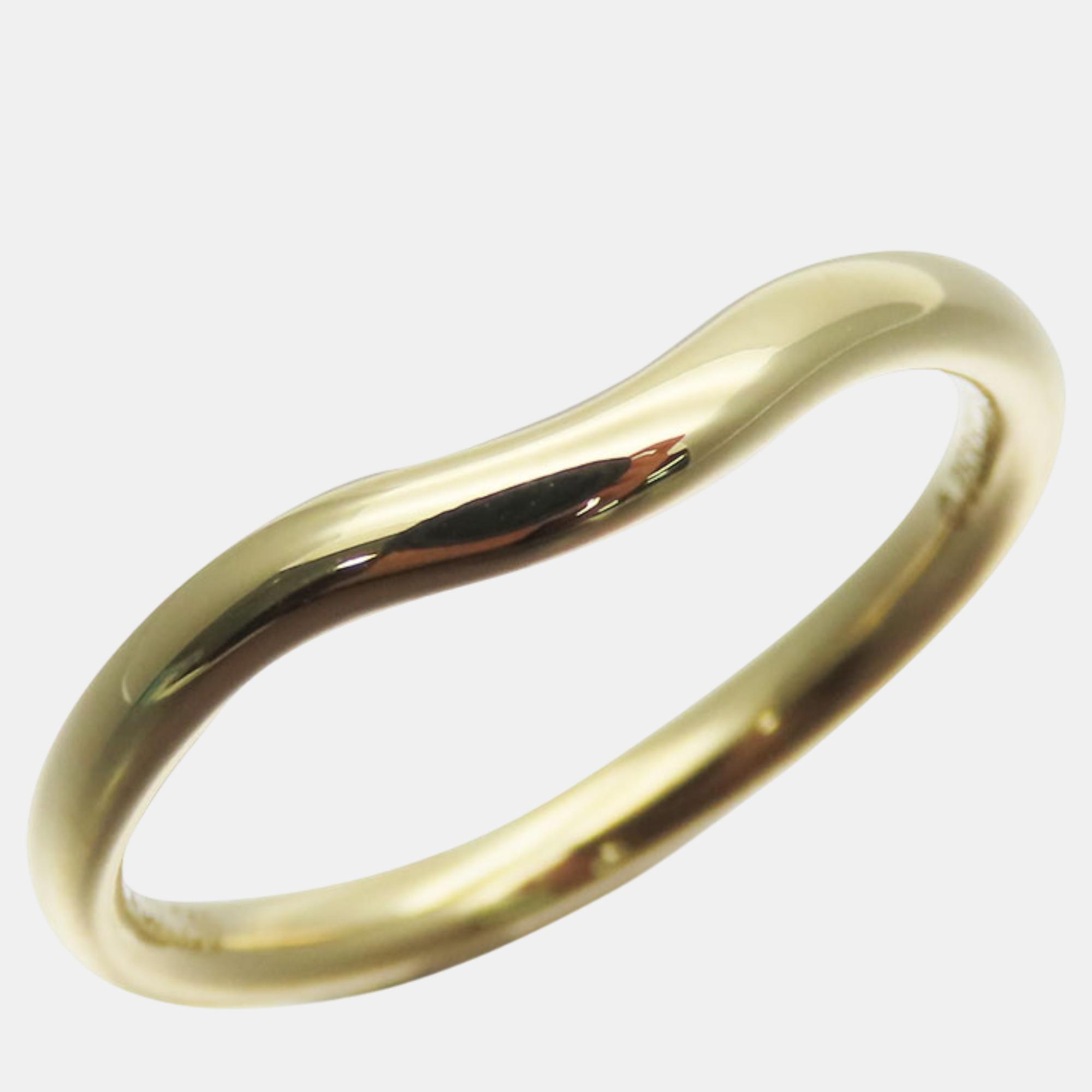 

Tiffany & Co. 18K Yellow Gold Curved Band Ring EU .5