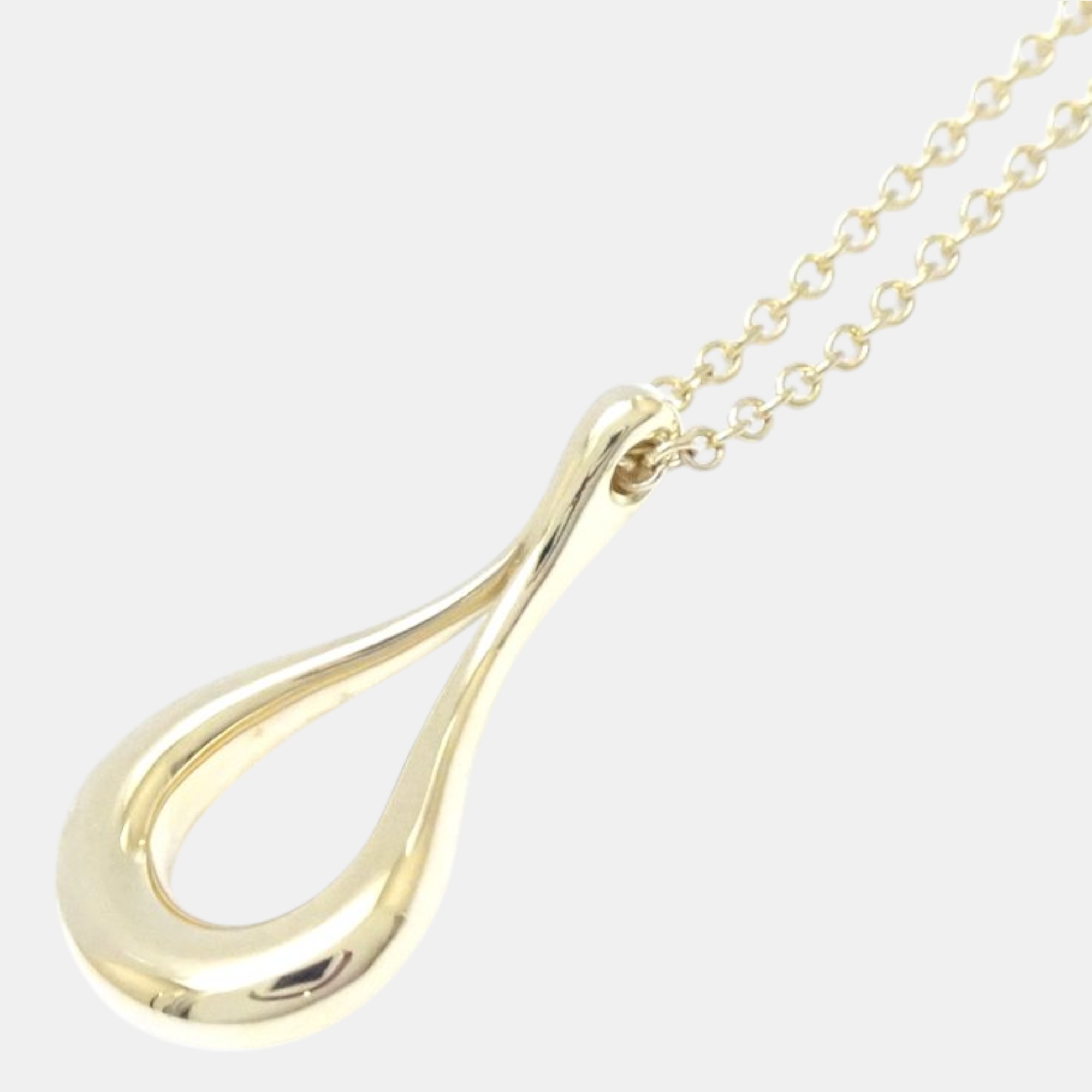 

Tiffany & Co. 18K Yellow Gold Open Teardrop Necklace