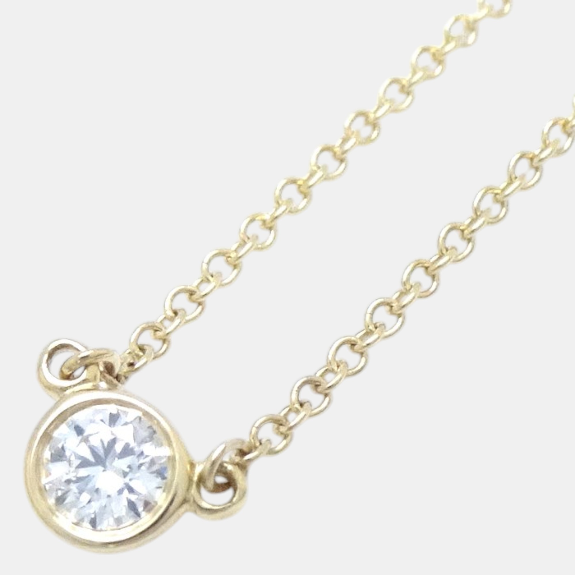 

Tiffany & Co. Diamonds By The Yard 18K Yellow Gold Diamond Necklace