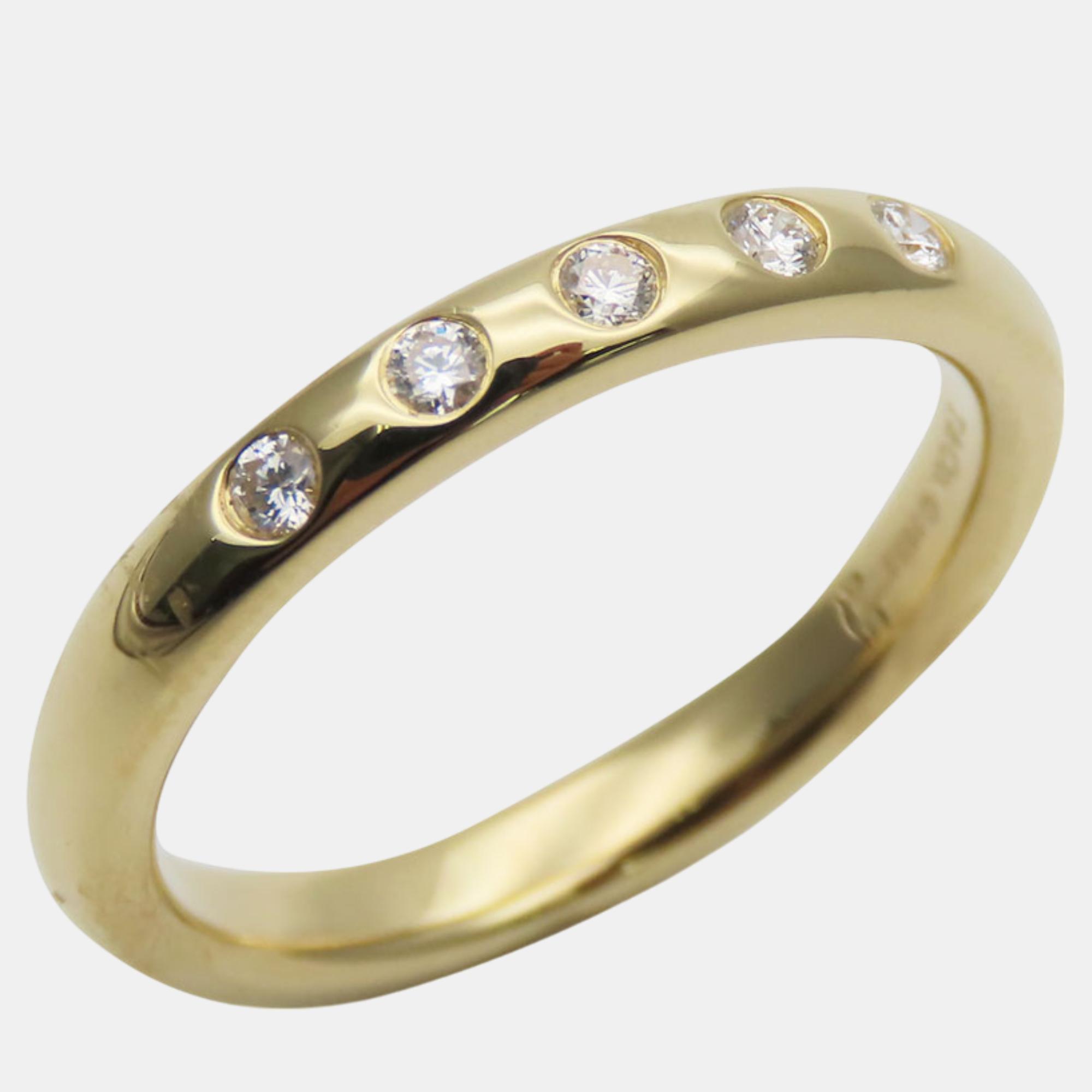 

Tiffany & Co. 18K Yellow Gold Diamond Ring EU .5