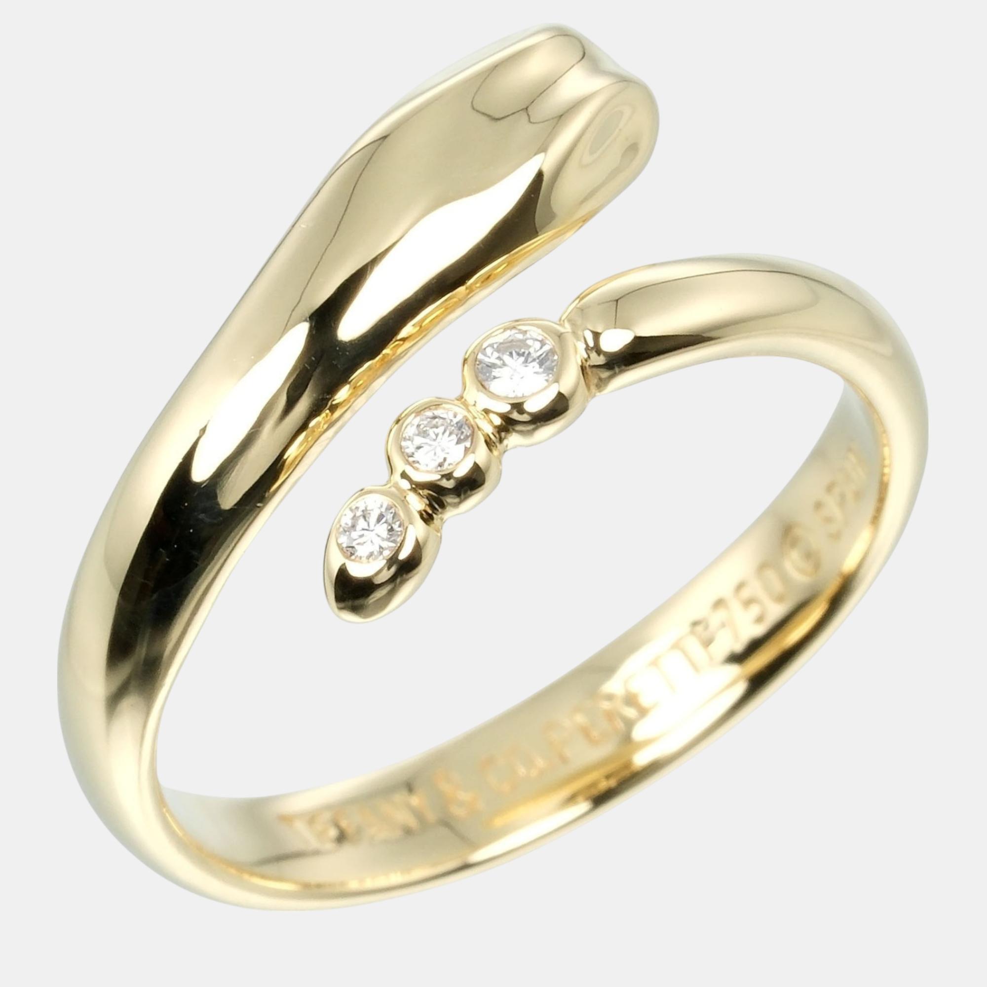 

Tiffany & Co. 18K Yellow Gold Diamond Ring EU