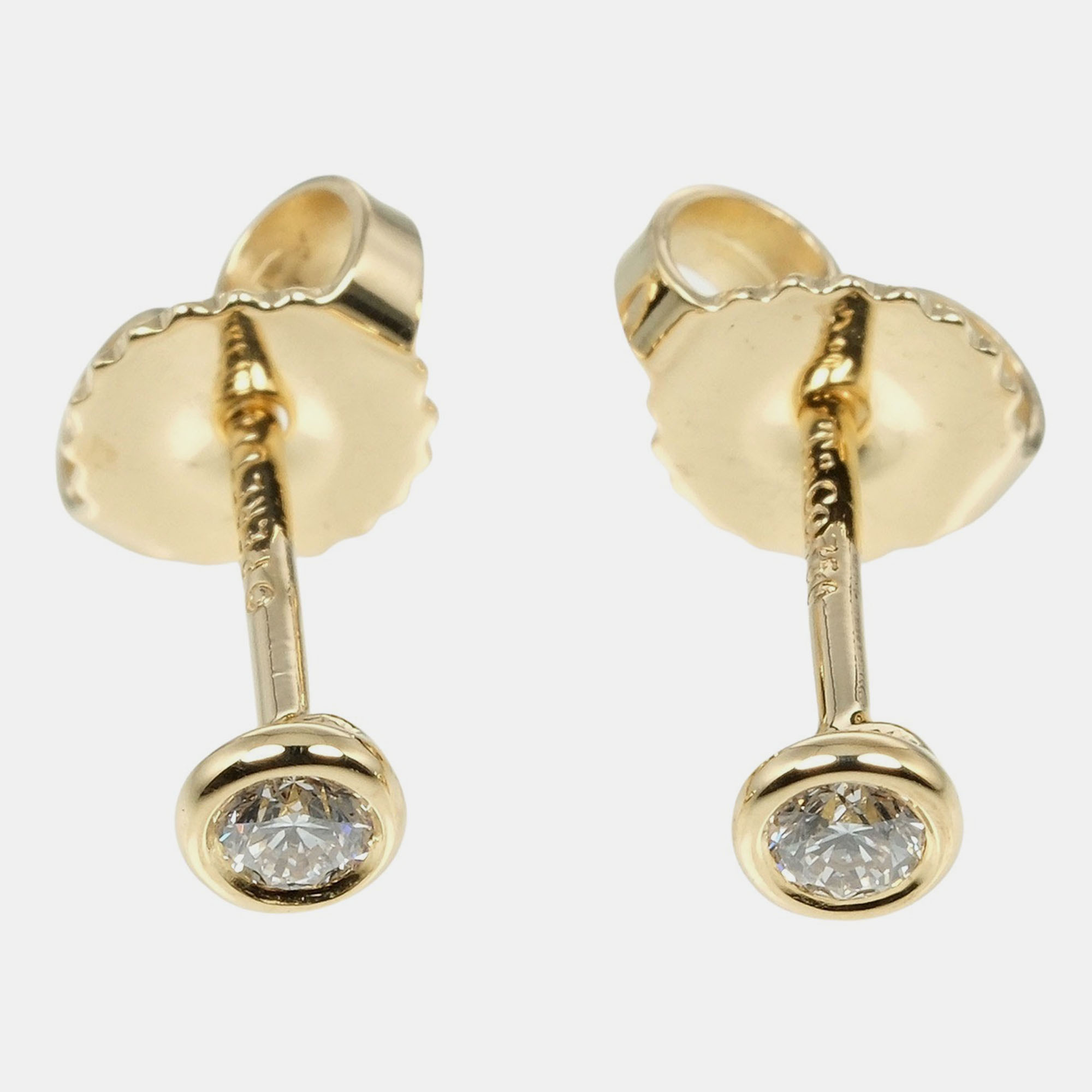 

Tiffany & Co. 18K Yellow Gold and Diamond Elsa Peretti Diamonds by the Yard Stud Earrings