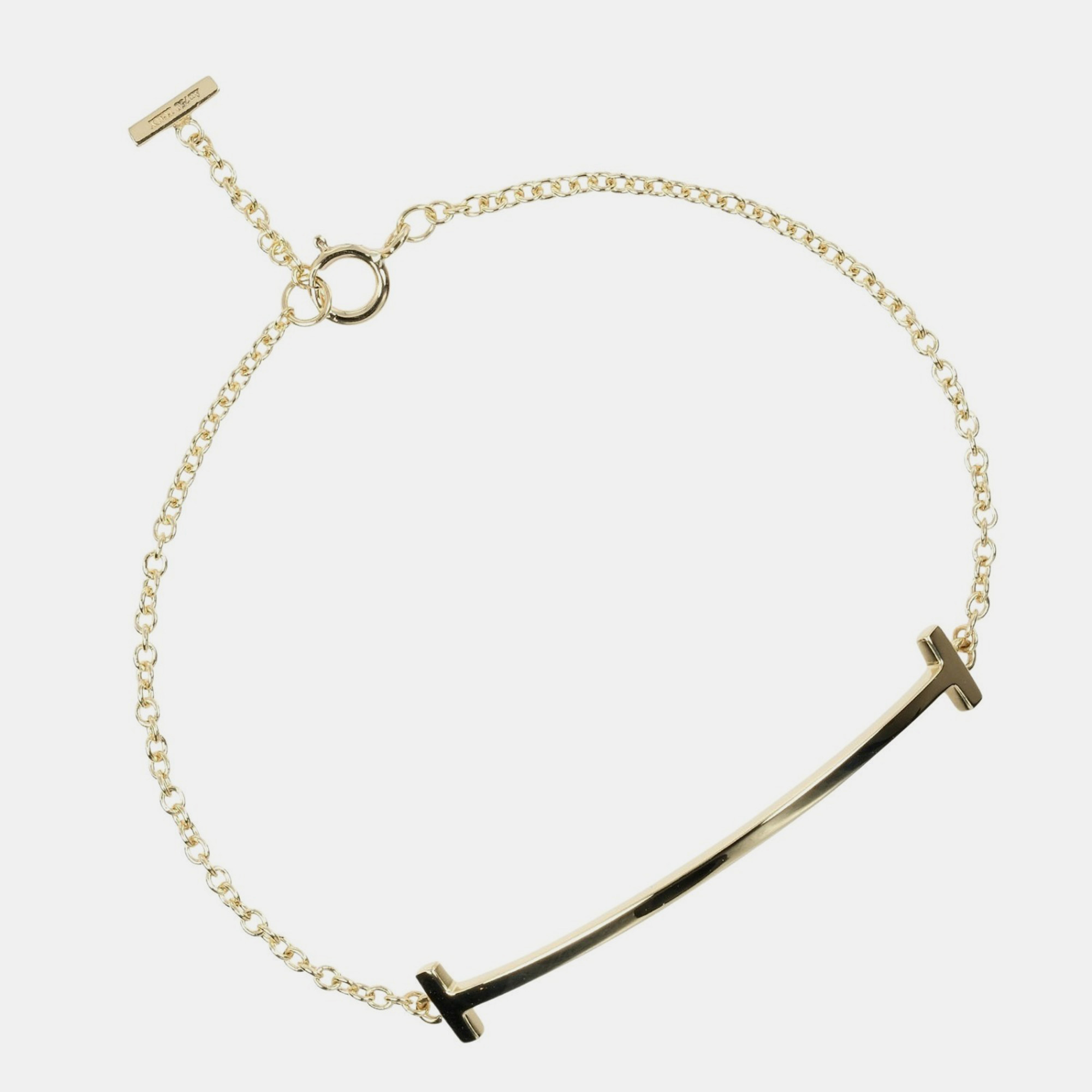 

Tiffany & Co. 18K Yellow Gold T Smile Bracelet