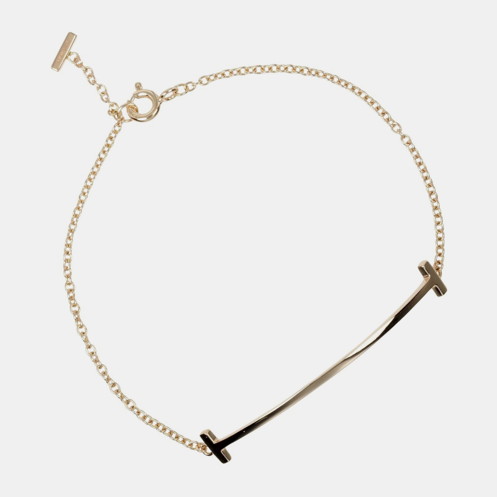 

Tiffany & Co. 18K Rose Gold T Smile Bracelet