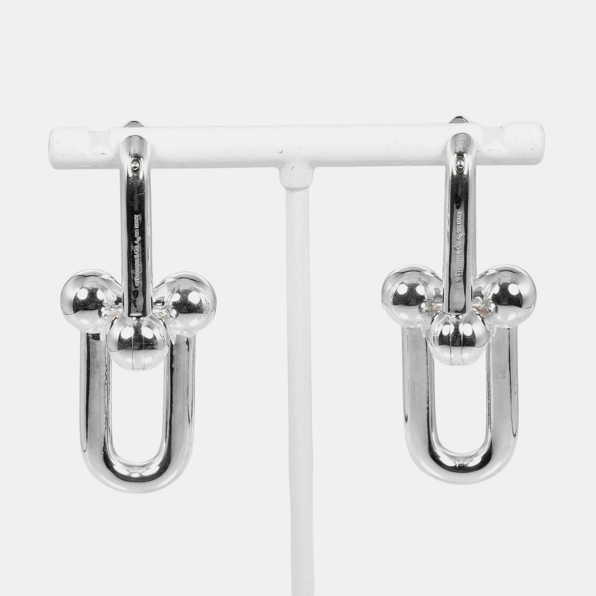 

Tiffany & Co. Sterling Silver HardWear Link Earrings