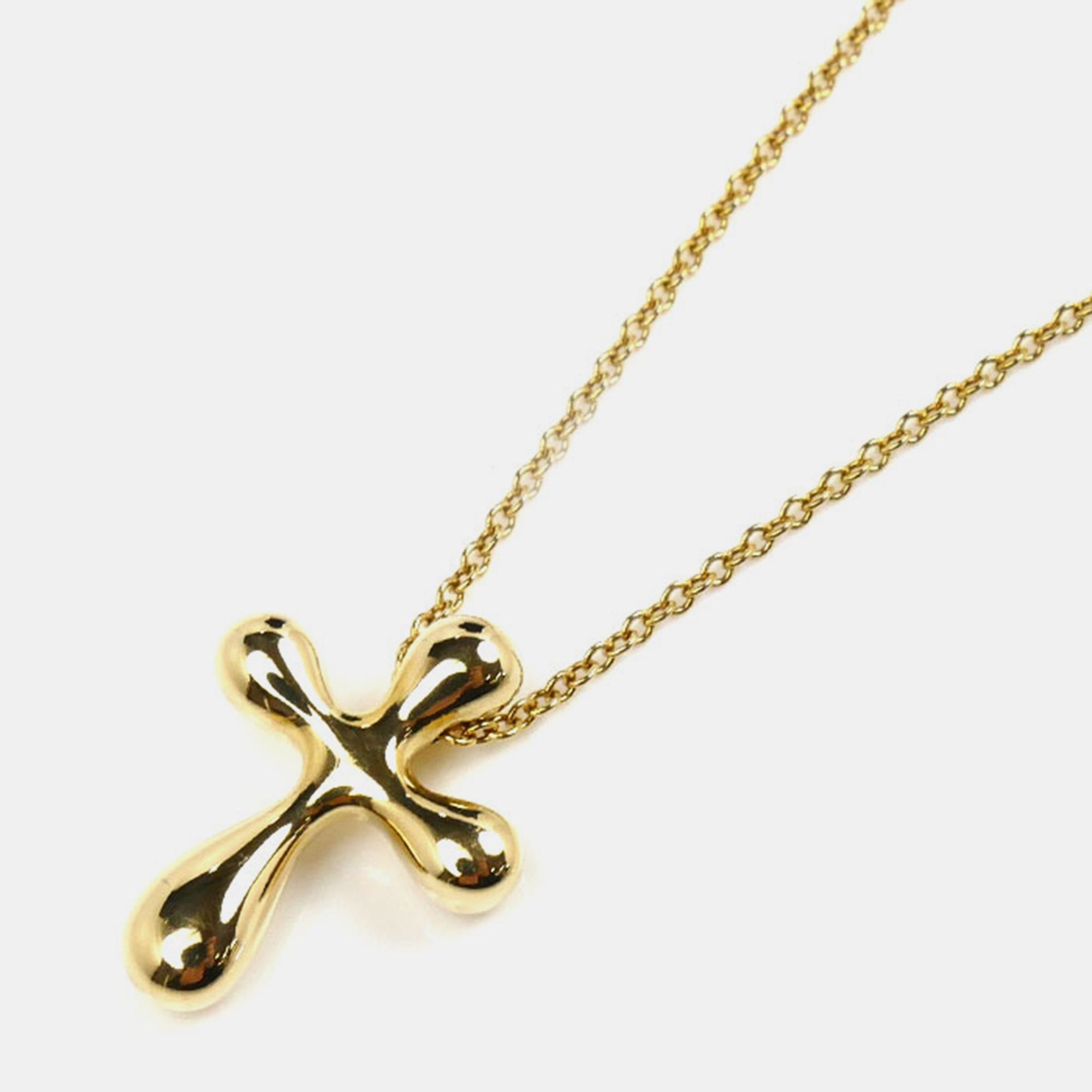 

Tiffany & Co. 18K Yellow Gold Cross Pendant Necklace