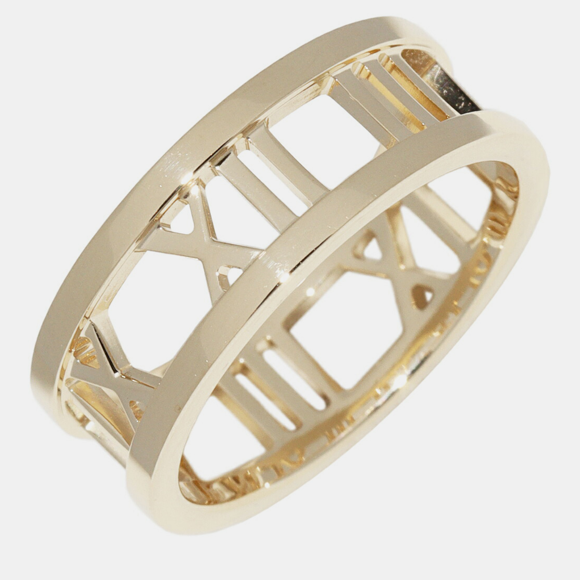 

Tiffany & Co. 18K Yellow Gold Atlas Band Ring EU 54