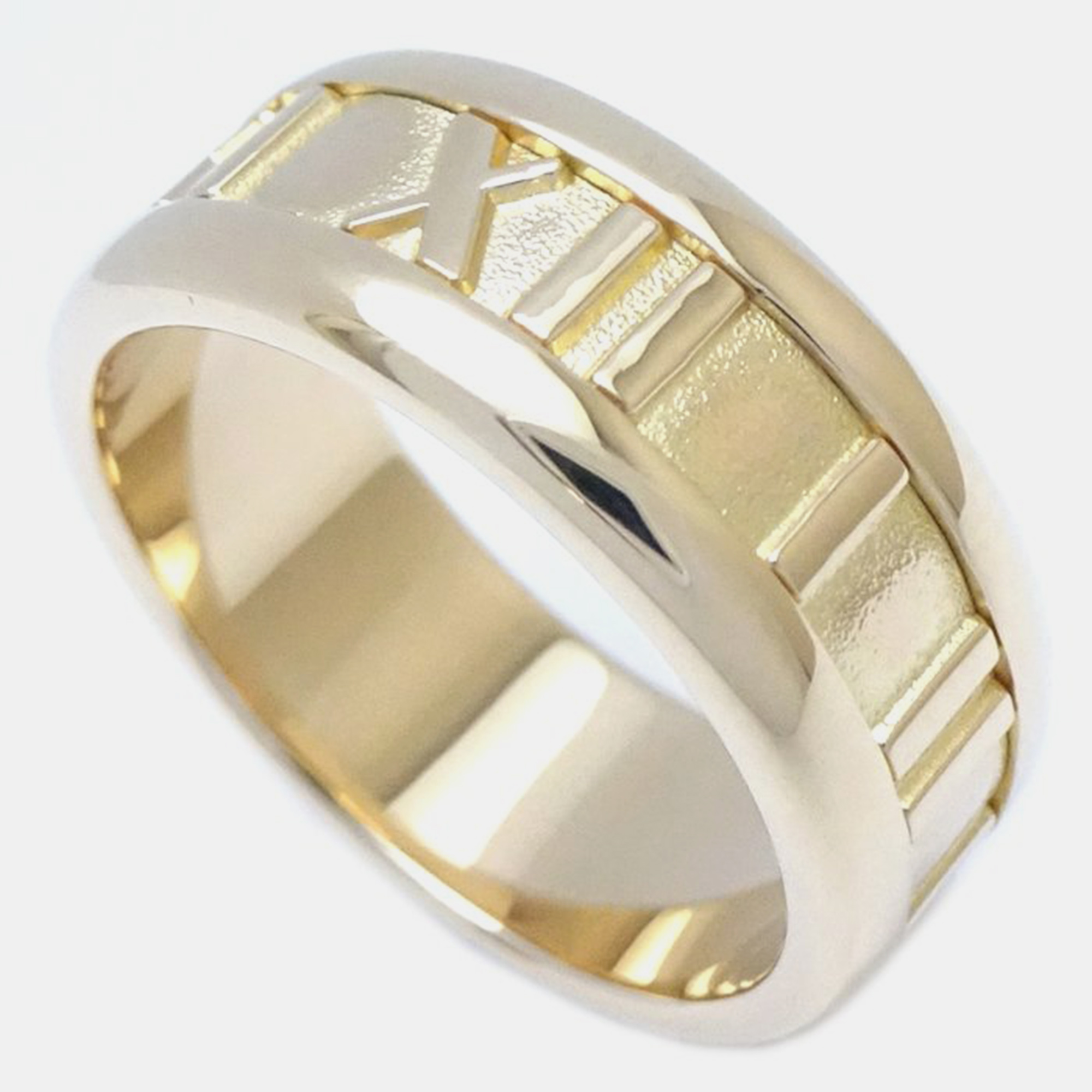 

Tiffany & Co. 18K Yellow Gold Atlas Band Ring EU 50