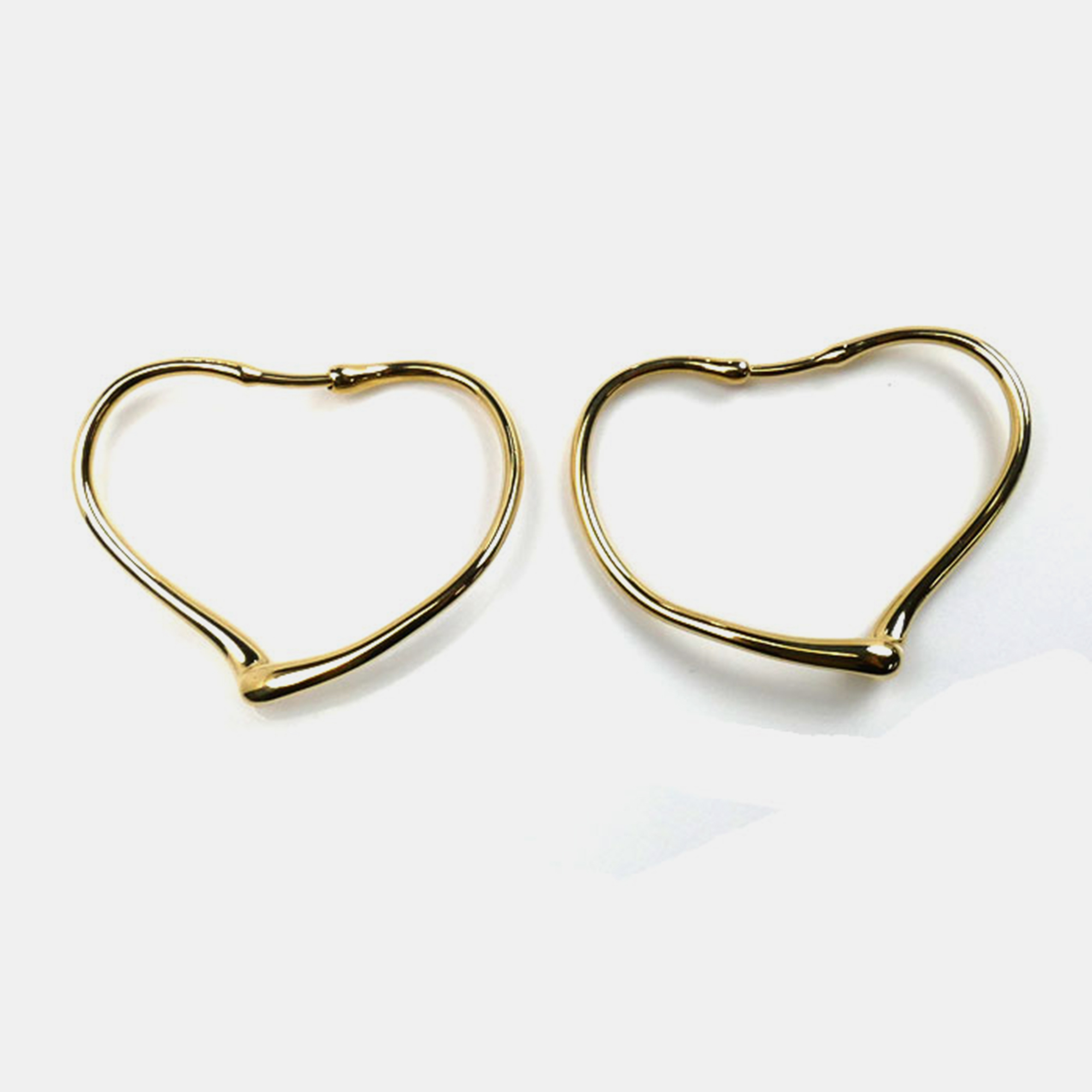 

Tiffany & Co. 18K Yellow Gold Elsa Peretti Open Heart Earrings