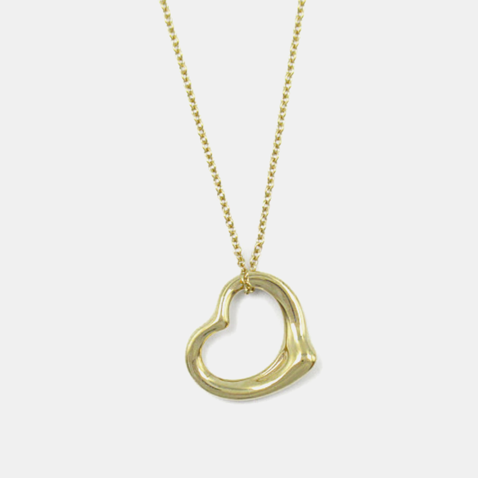 

Tiffany & Co. 18K Yellow Gold Open Heart Pendant Necklace