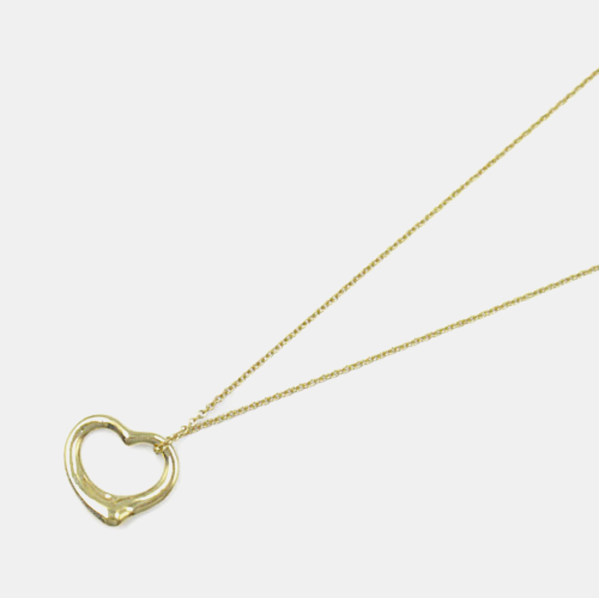 

Tiffany & Co. 18K Yellow Gold Open Heart Pendant Necklace