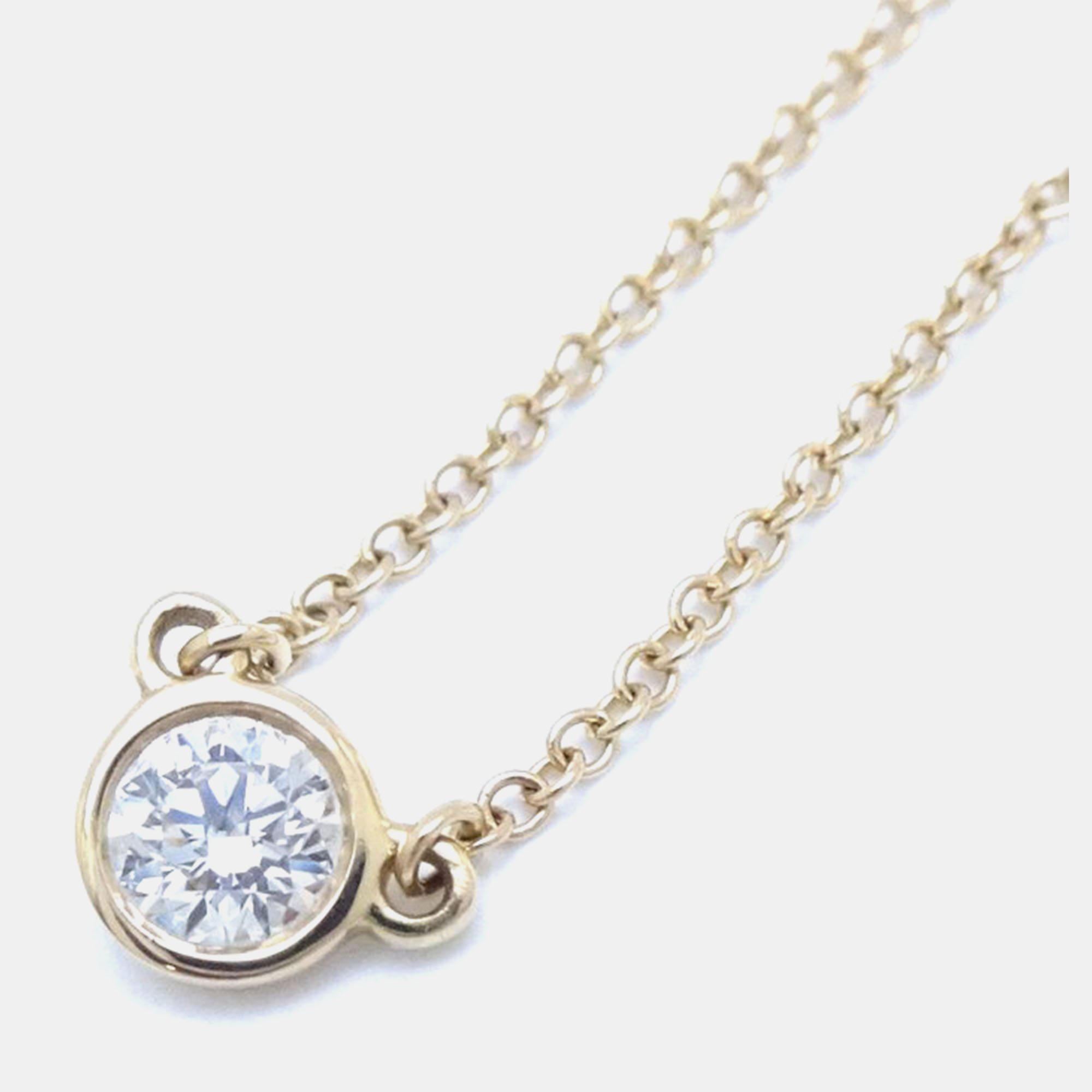 

Tiffany & Co. 18K Yellow Gold Diamonds By The Yard Diamond Necklace