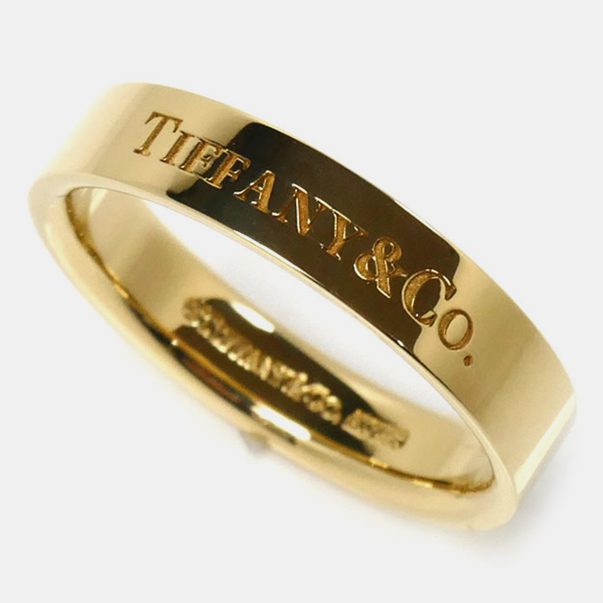 

Tiffany & Co. 18K Yellow Gold Band Ring EU 54