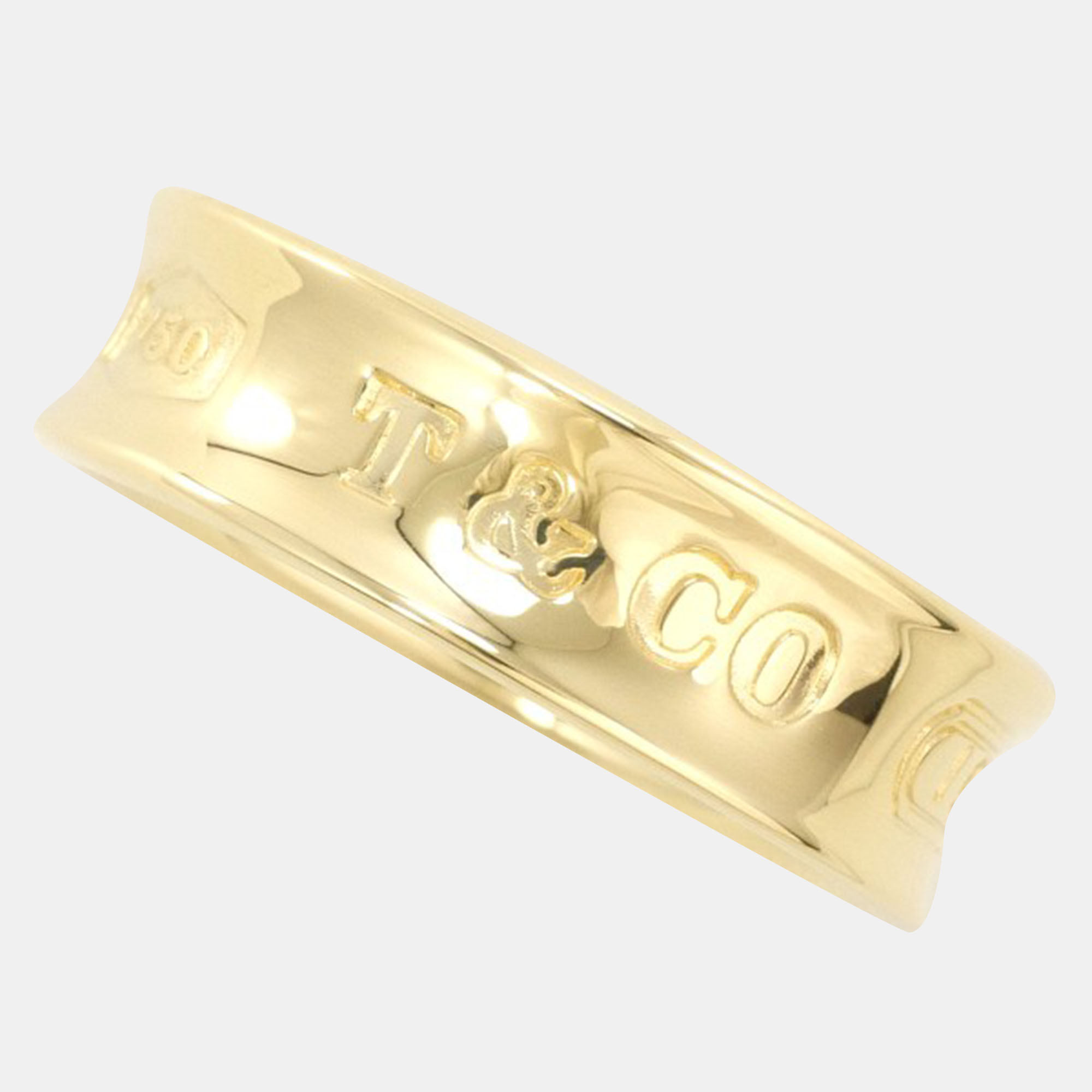 

Tiffany & Co. 18K Yellow Gold 1837 Band Ring EU 53