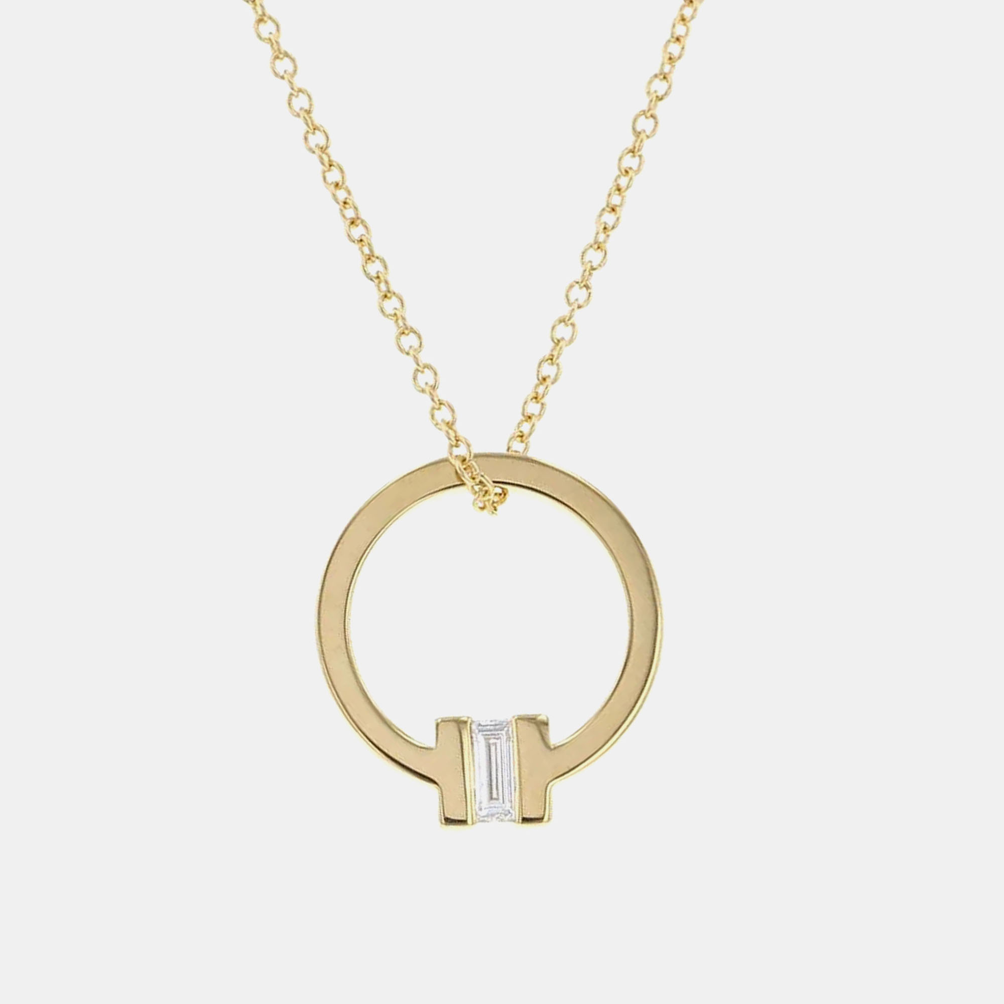 

Tiffany&Co. T Square 18K Yellow Gold Necklace