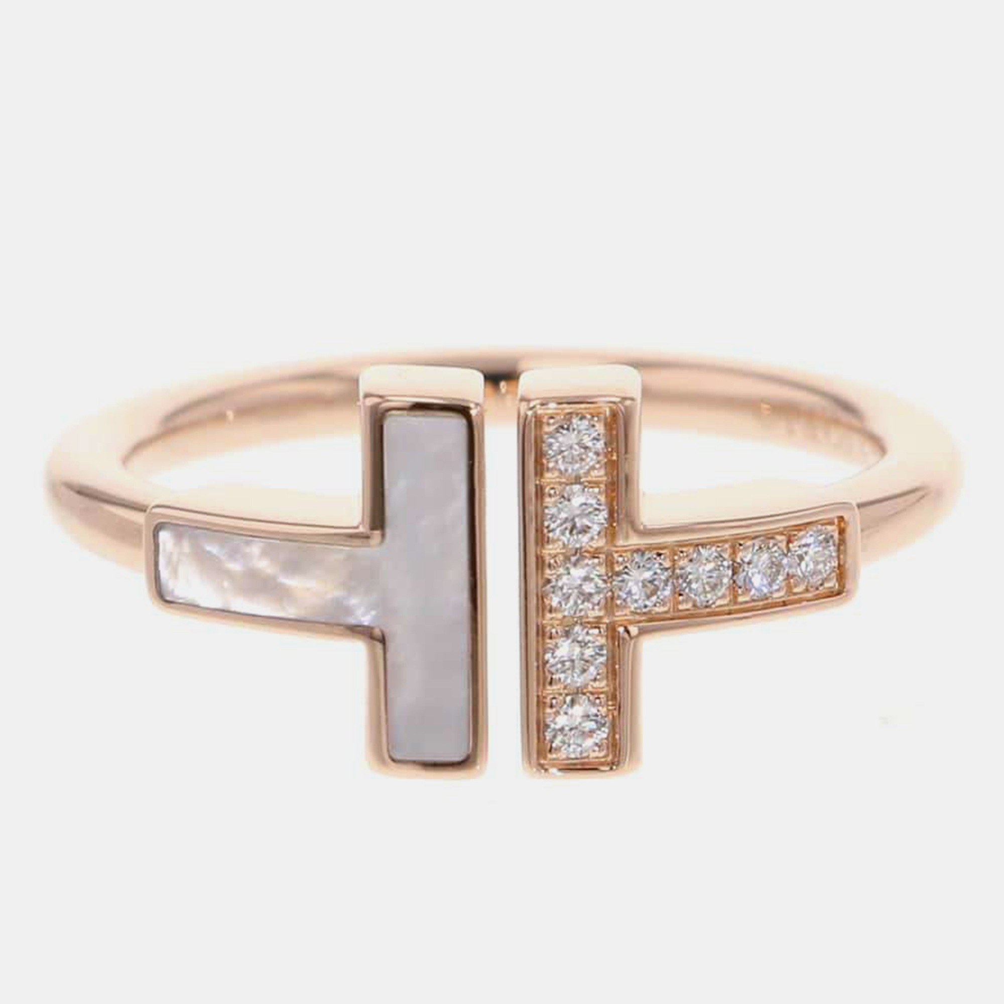 

Tiffany & Co. T Wire Ring Size Approximately No. 1064027913 18K Pink Gold