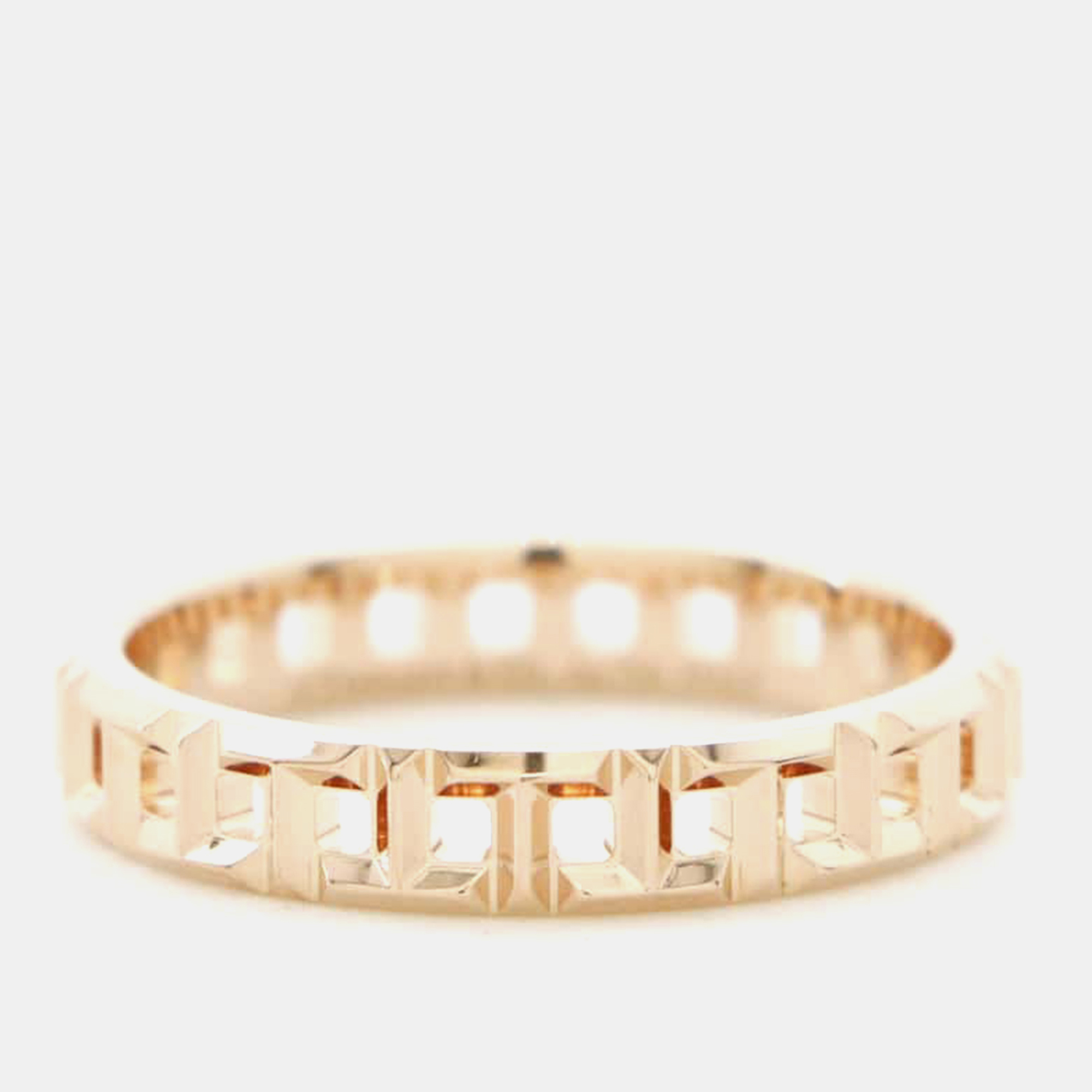 

Tiffany & Co. 18K Pink Gold T True Narrow Ring EU 51