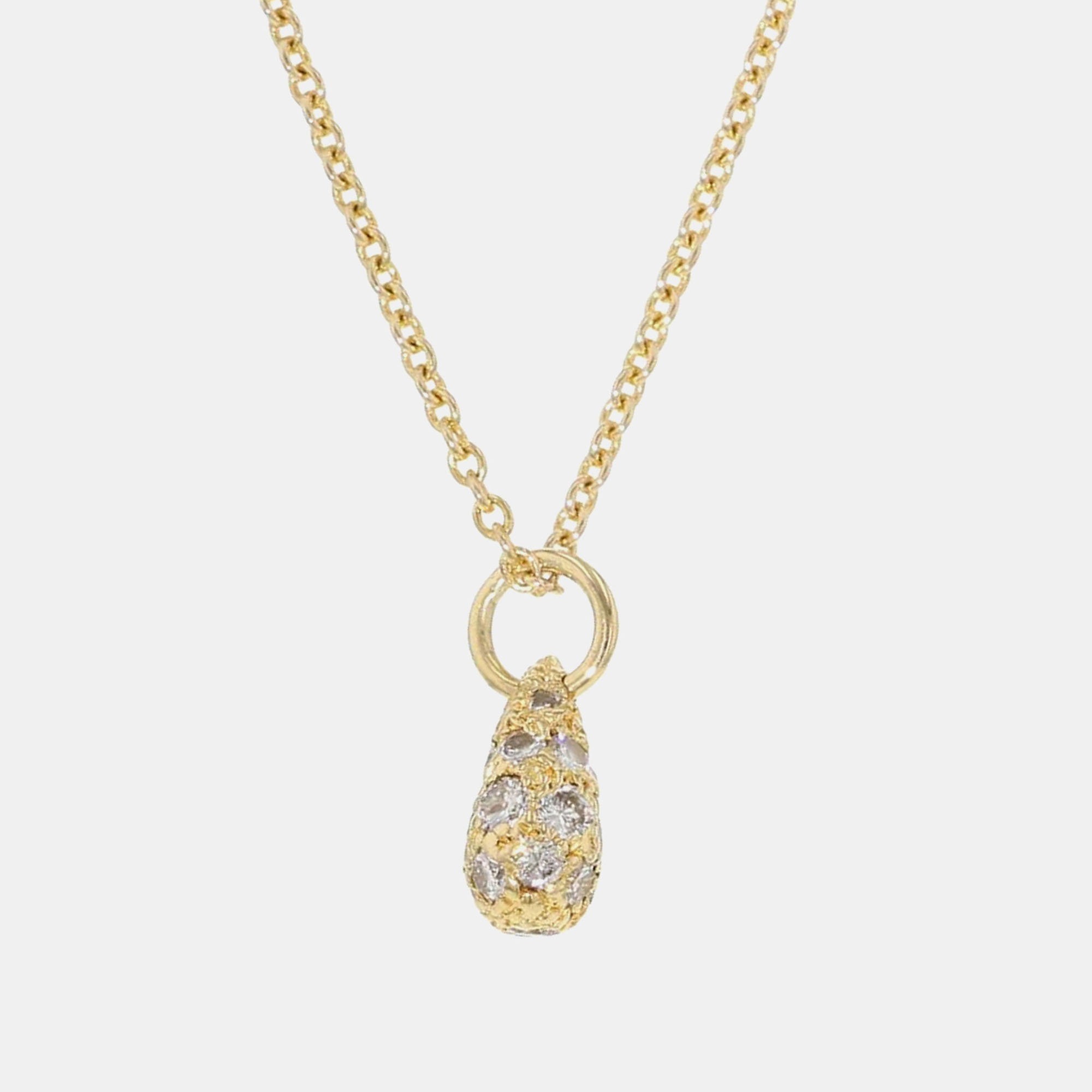 

Tiffany & Co. 18K Yellow Gold Teardrop Necklace