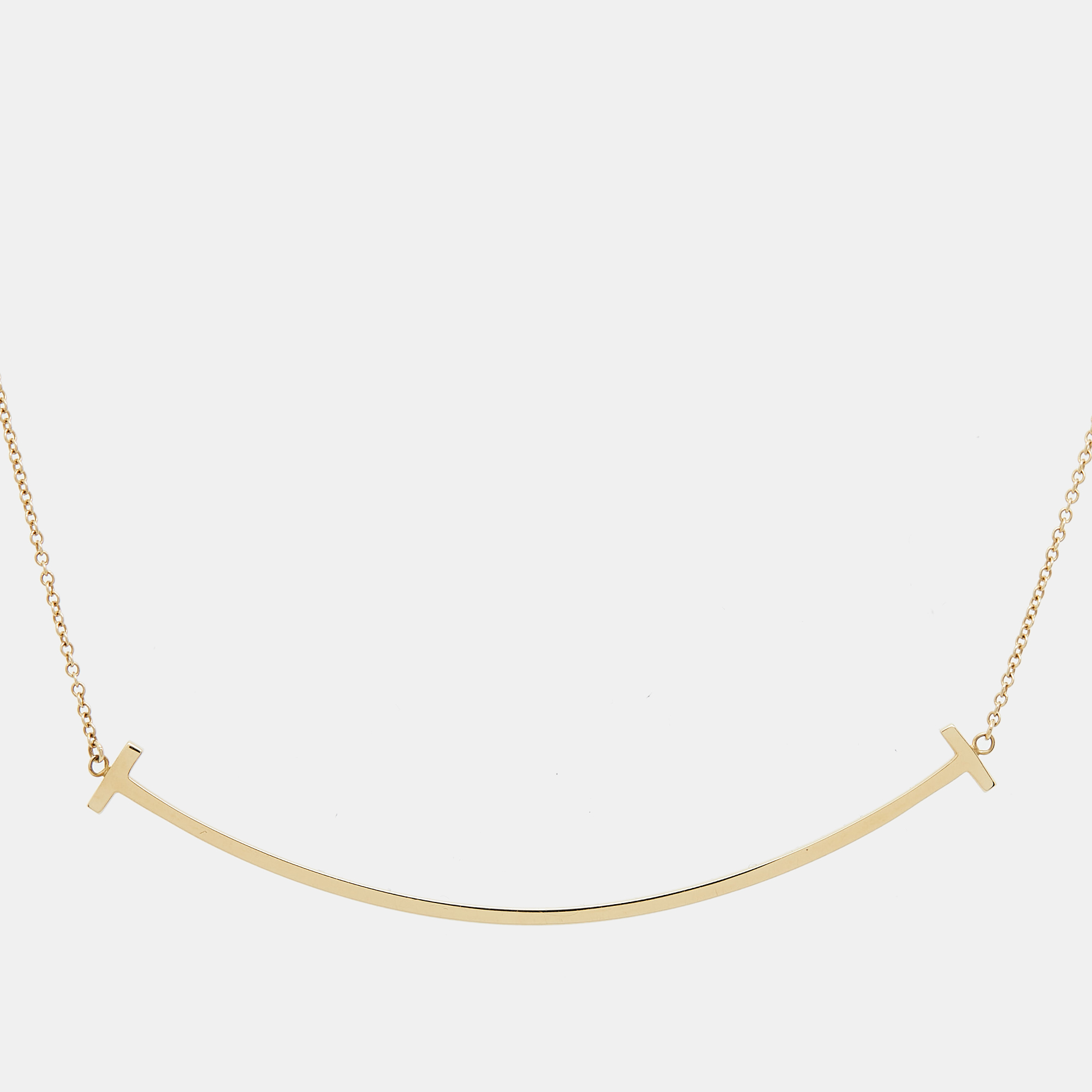 

Tiffany & Co. T Smile 18K Yellow Gold Necklace