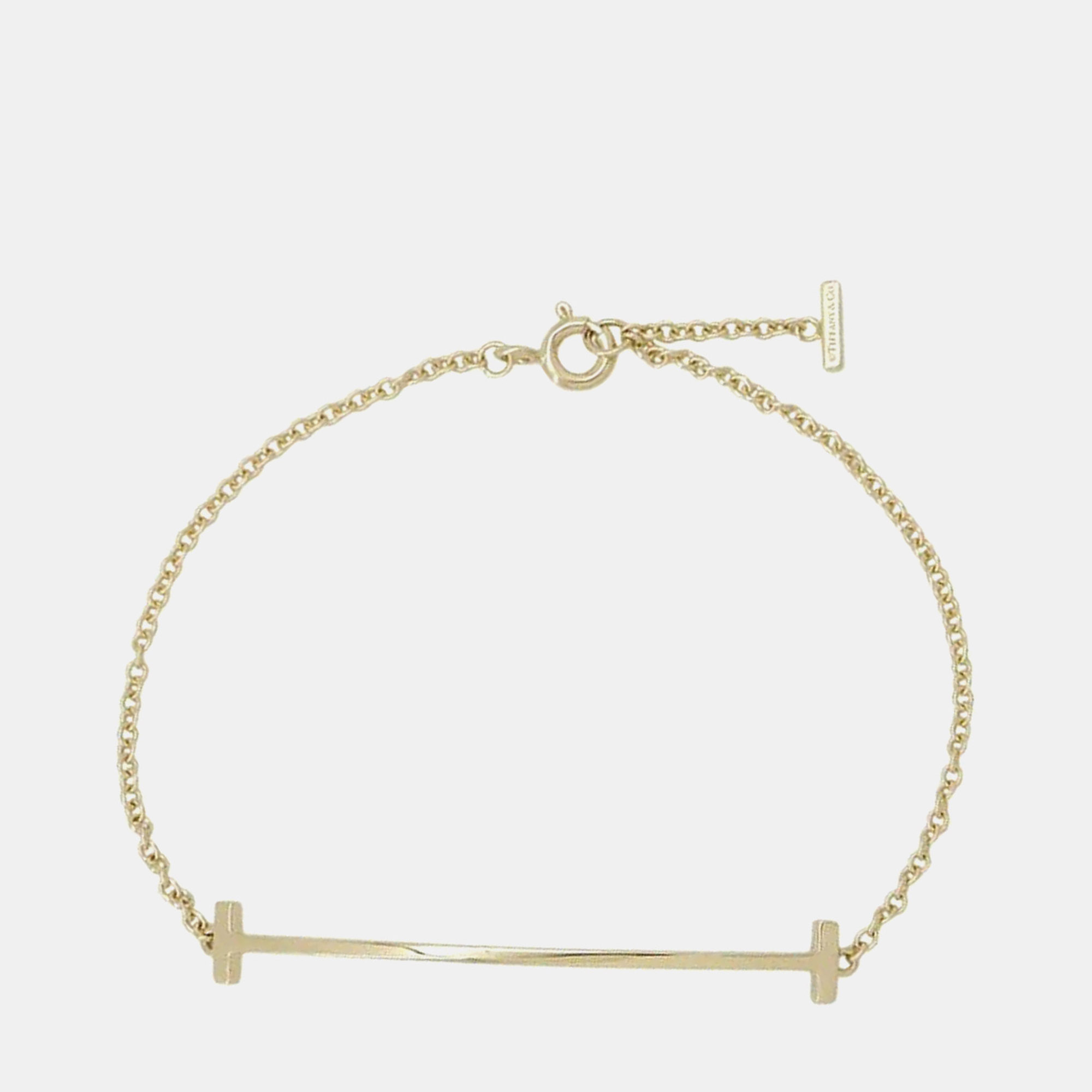

Tiffany & Co. 18K Yellow Gold T Smile Bracelet