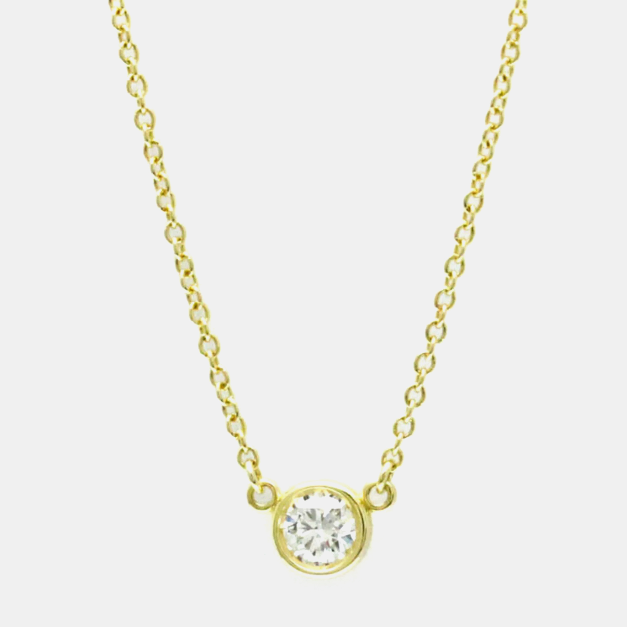 

Tiffany & Co. 18K Yellow Gold Diamonds by the Yard Necklace