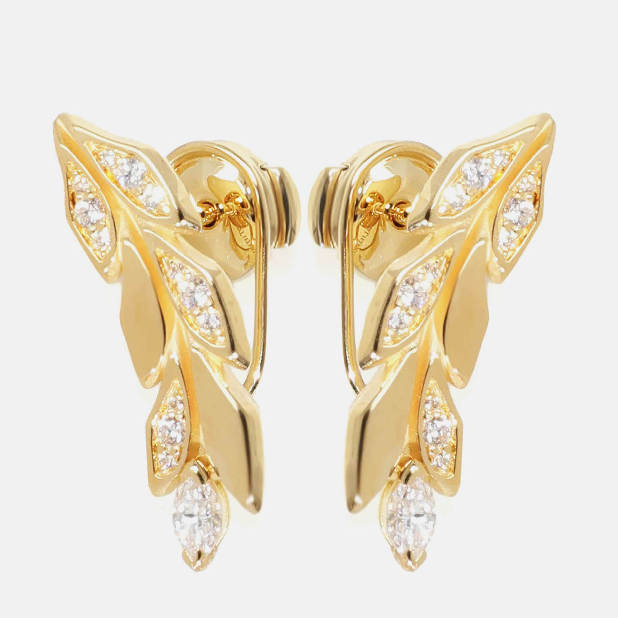 

Tiffany & Co. Tiffany Victoria 18K Yellow Gold Diamonds Earrings