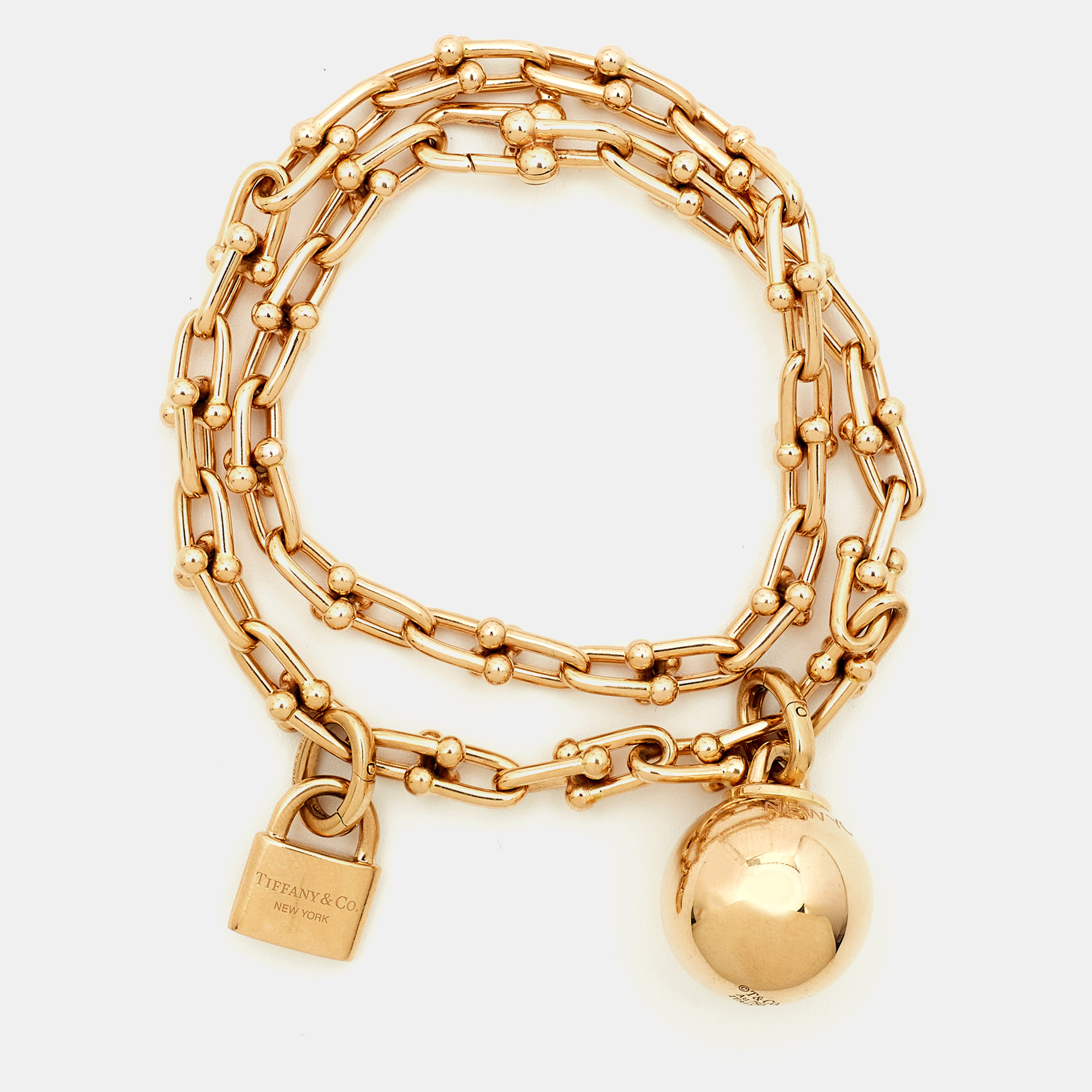 

Tiffany & Co. Tiffany Hardwear 18k Rose Gold Small Wrap Bracelet