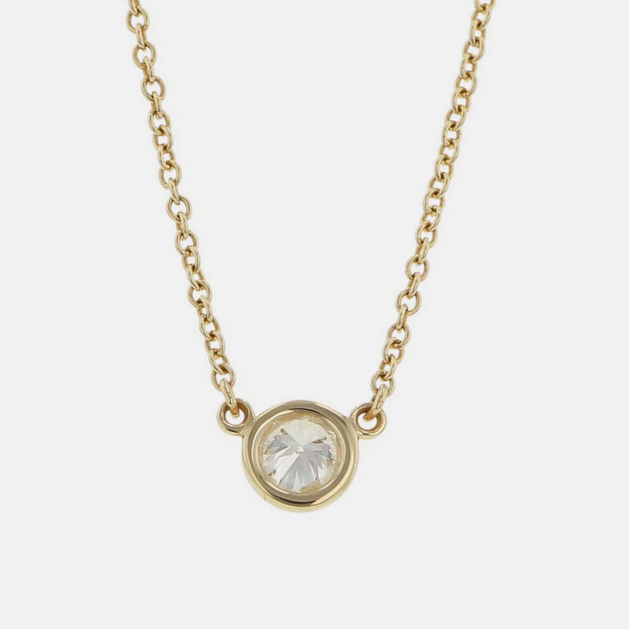 

Tiffany & Co. Diamonds By The Yard 18K Yellow Gold Diamond Necklace