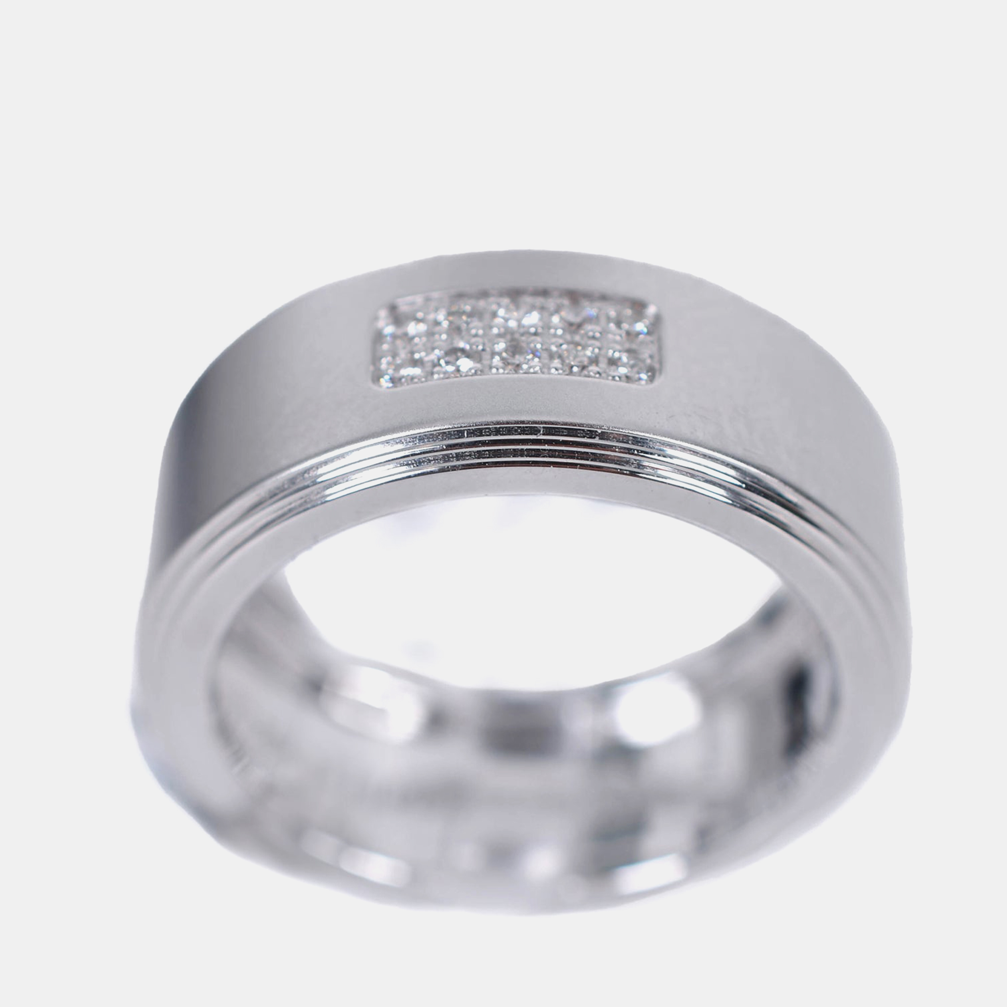 

Tiffany & Co. White Gold Diamond Wedding Band Ring EU