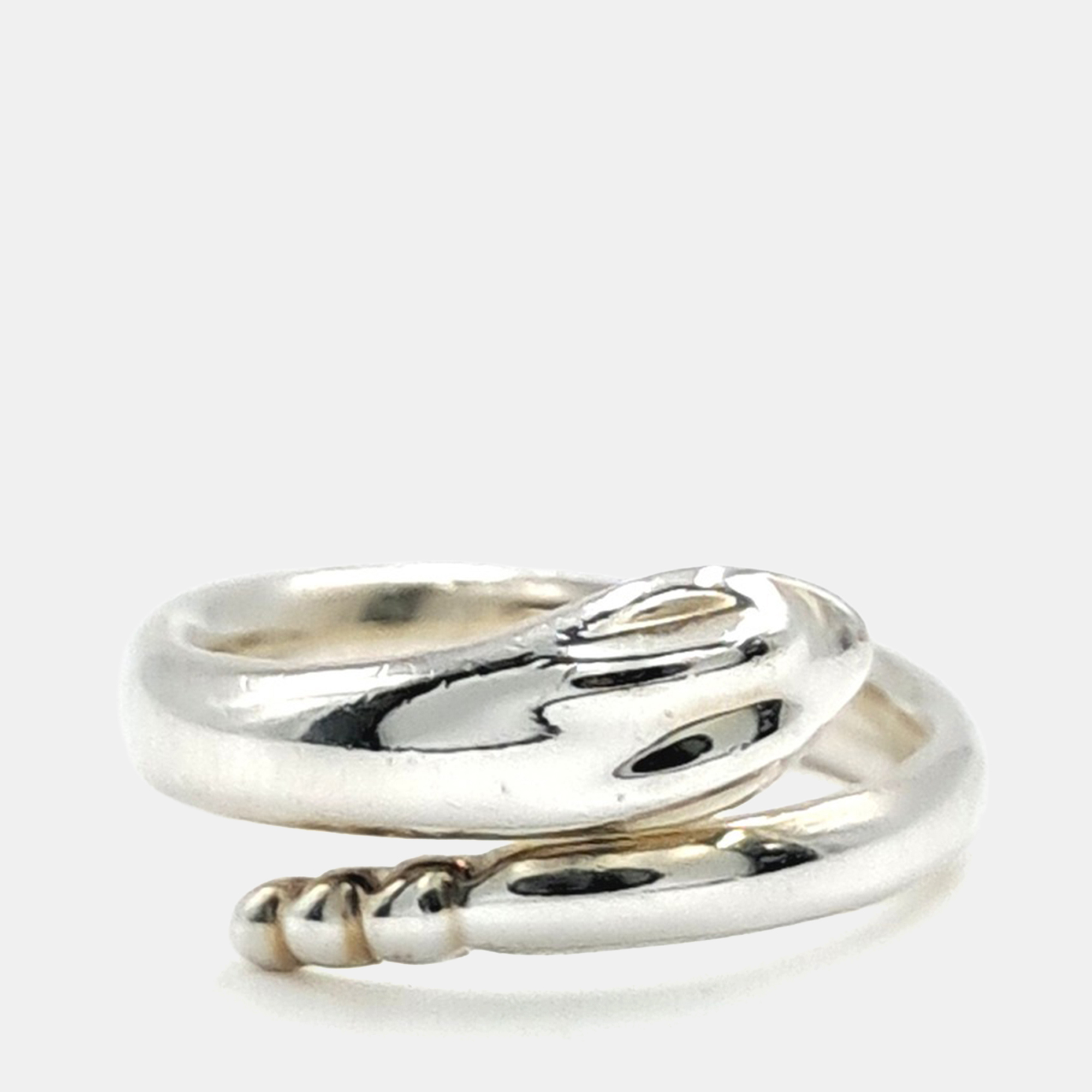 

Tiffany & Co. Silver Elsa Ferretti Snake Ring EU