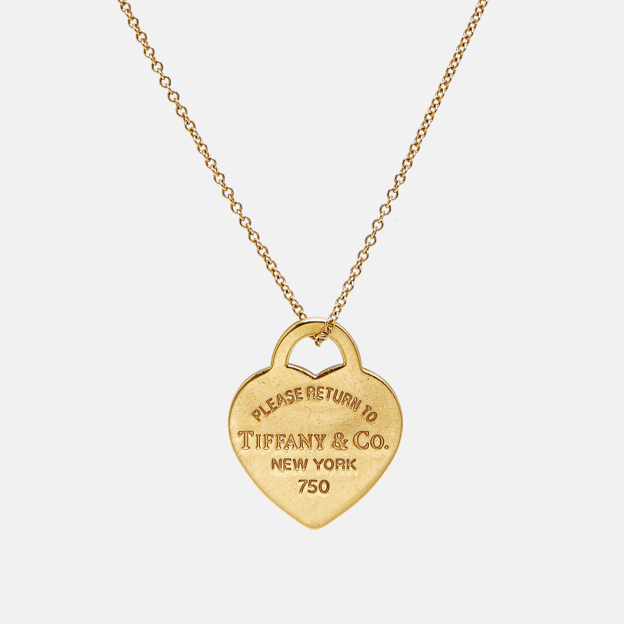 

Tiffany & Co. Return To Tiffany 18k Yellow Gold Necklace
