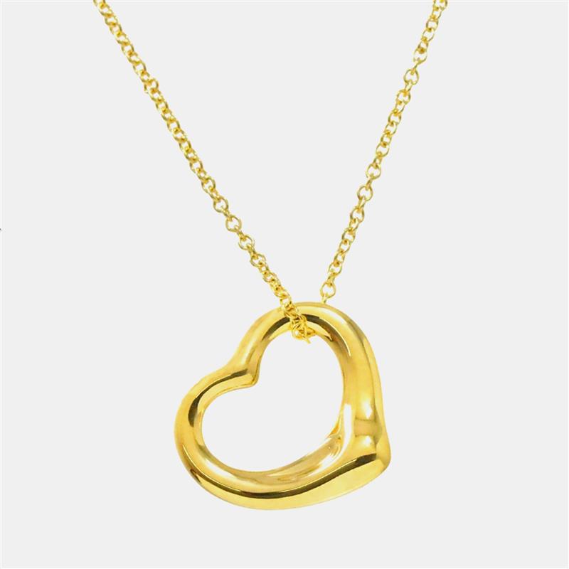 

Tiffany & Co. 18K Yellow Gold Open Heart Necklace