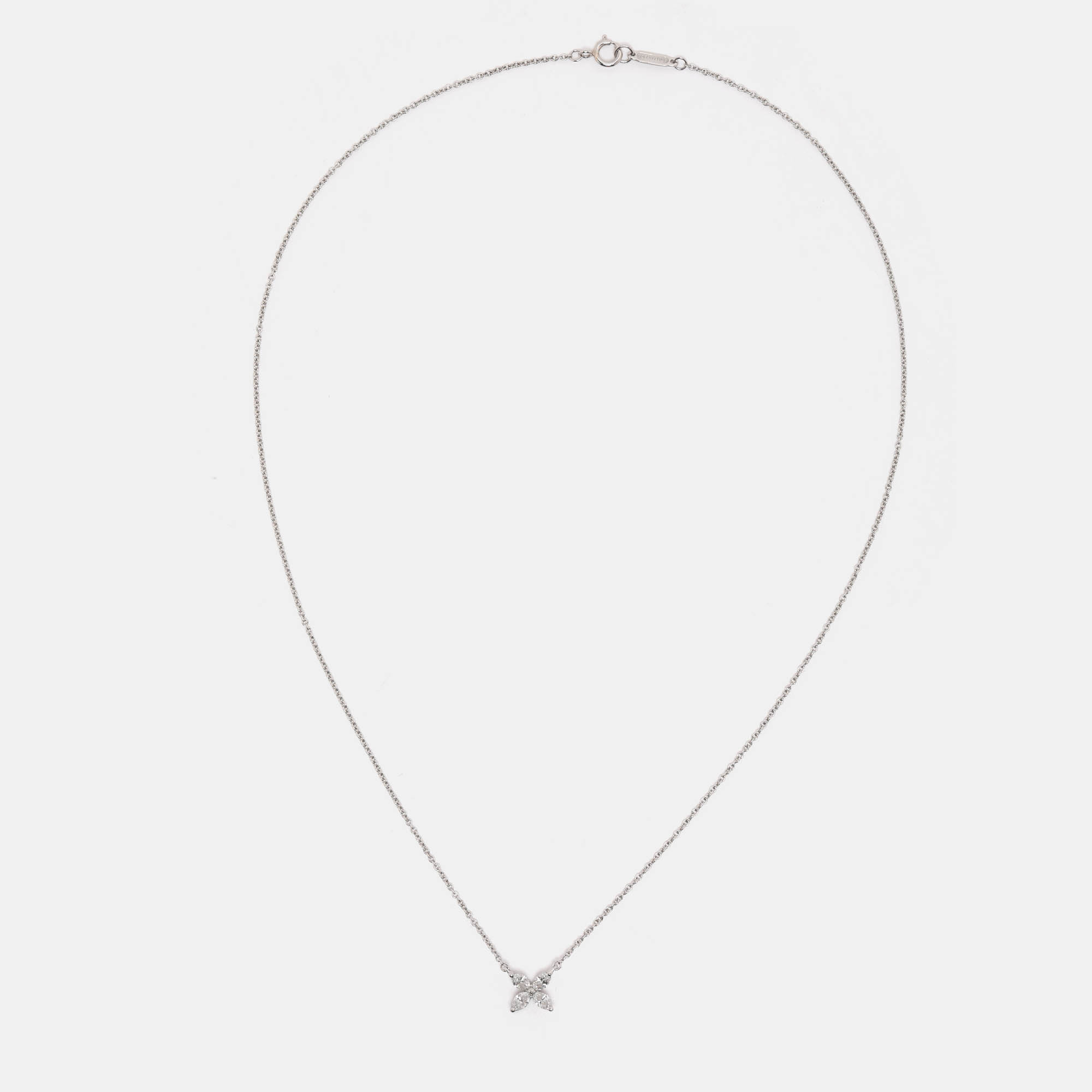 Tiffany & Co. Tiffany Victoria Diamond Platinum Necklace