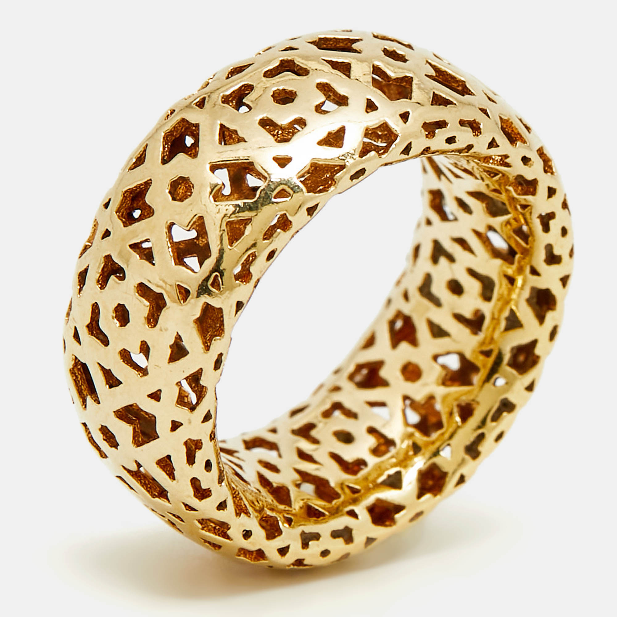 

Tiffany & Co. Paloma Picasso Marrakesh 18k Yellow Gold Band Ring Size