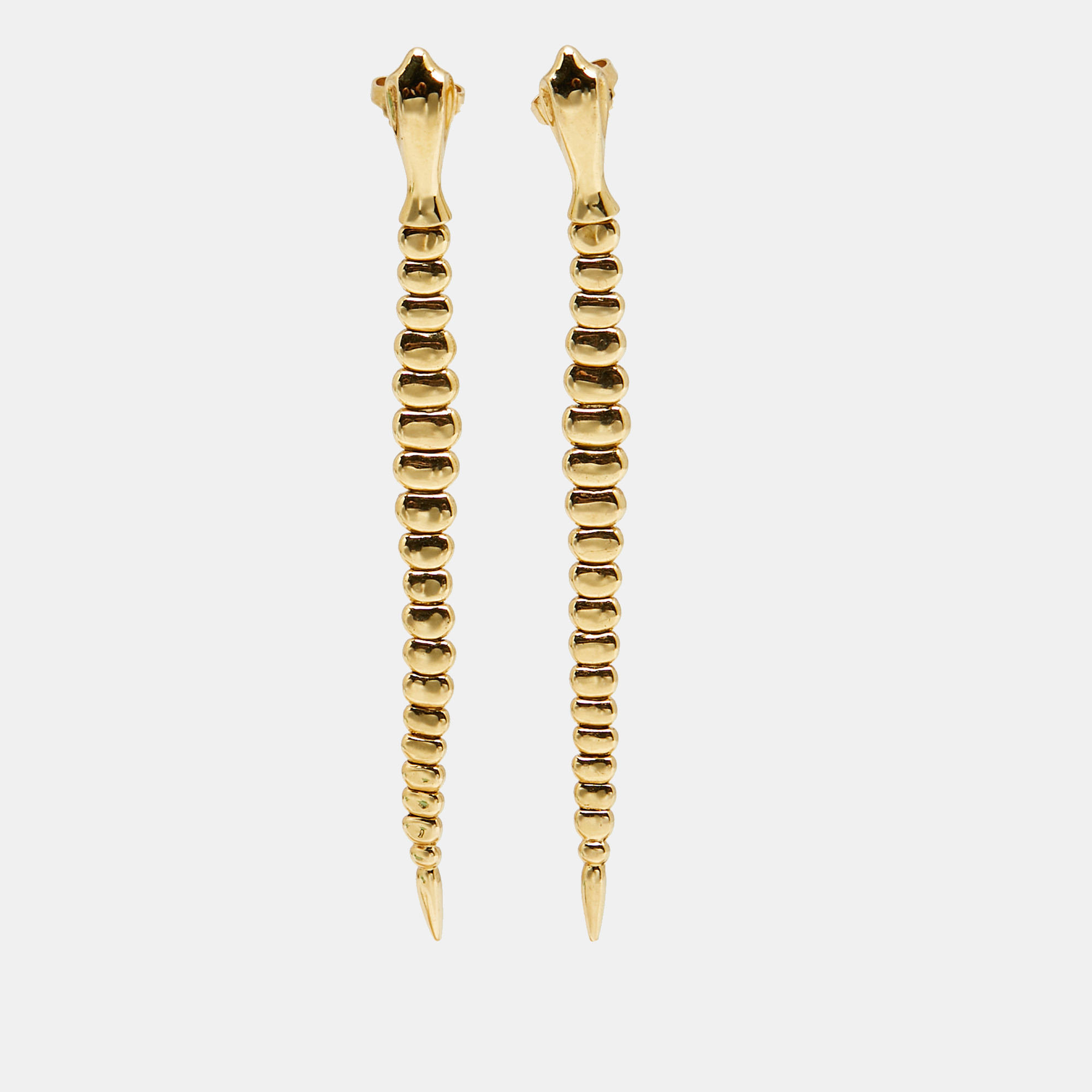

Tiffany & Co. Elsa Peretti Viper 18k Yellow Gold Earrings