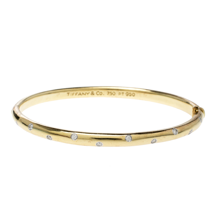 tiffany bangle bracelet gold