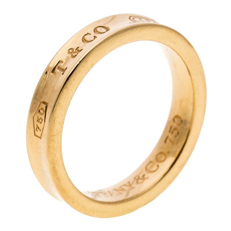 tiffany 1837 gold ring
