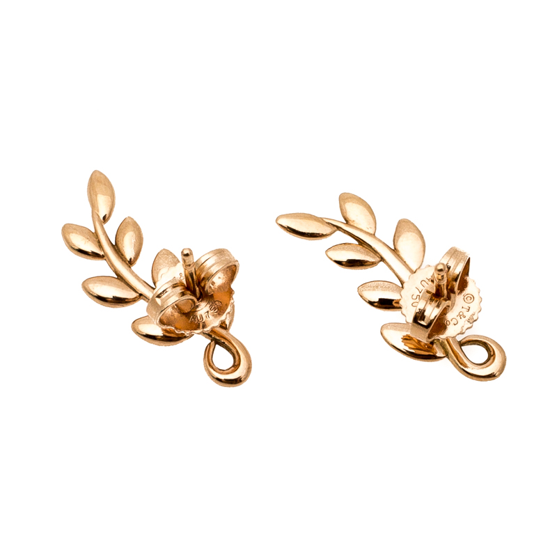 olive branch earrings tiffany