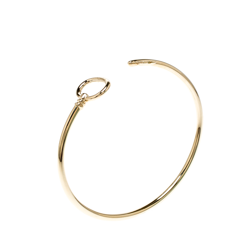 

Tiffany & Co. Tiffany Keys 18k Rose Gold Narrow Wire Bracelet