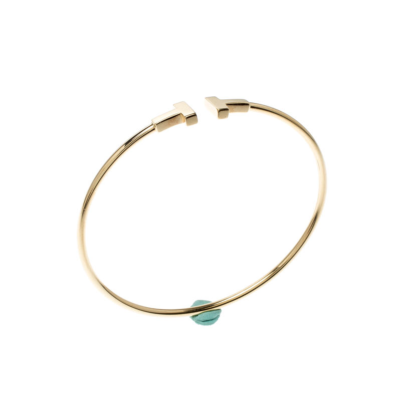 

Tiffany & Co. T Wire 18k Yellow Gold Narrow Bracelet