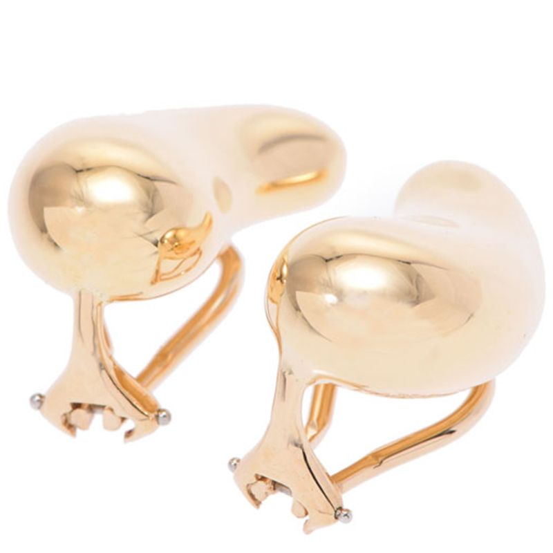 

Tiffany & Co. 18K Yellow Gold Elsa Peretti Bean Earrings