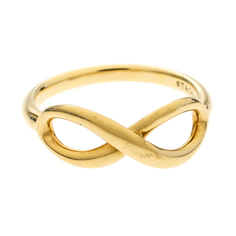 

Tiffany & Co. Infinity 18k Yellow Gold Ring Size