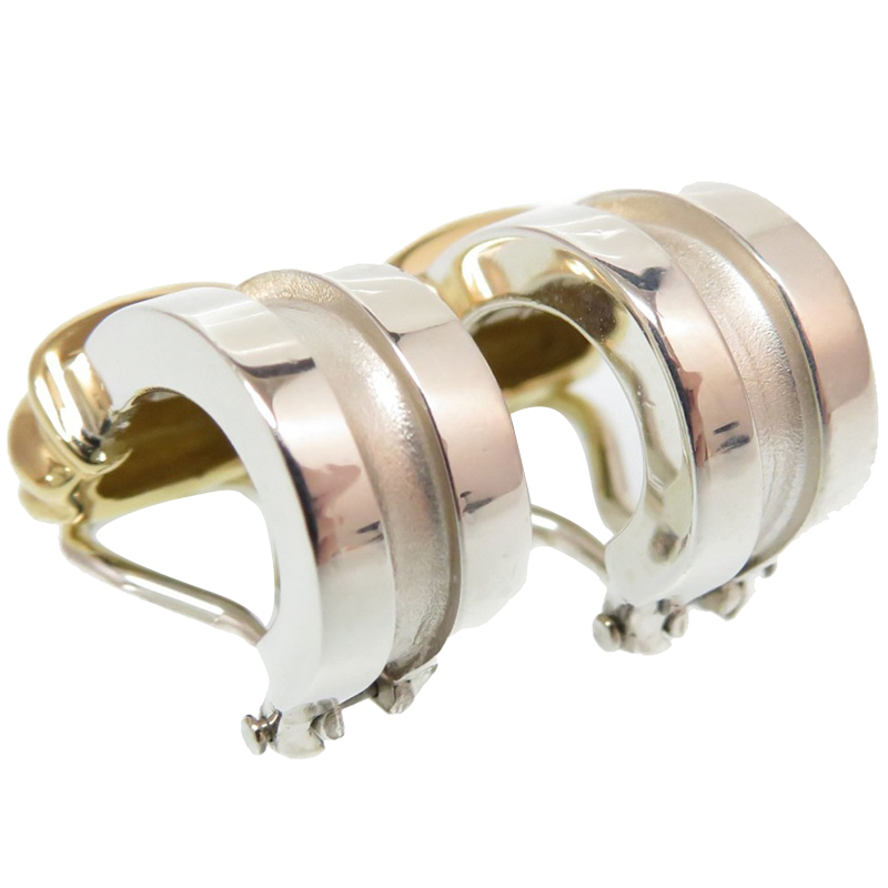 

Tiffany & Co. Sterling Silver 18K Yellow Gold Earrings
