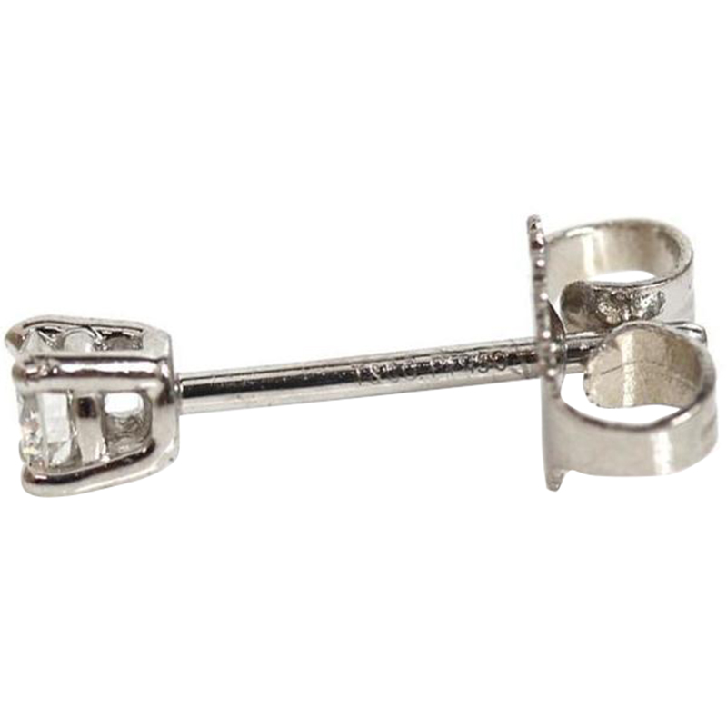 

Tiffany & Co Diamond Platinum Stud Earrings, Silver
