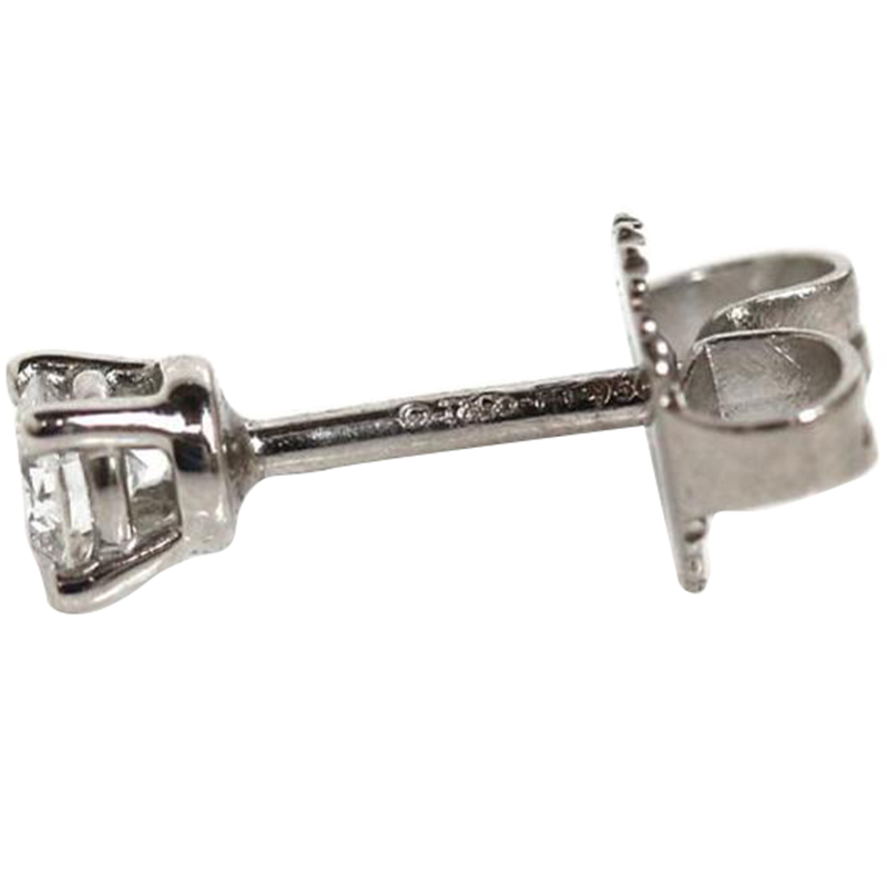 

Tiffany & Co. Diamond Platinum Stud Earrings, Silver