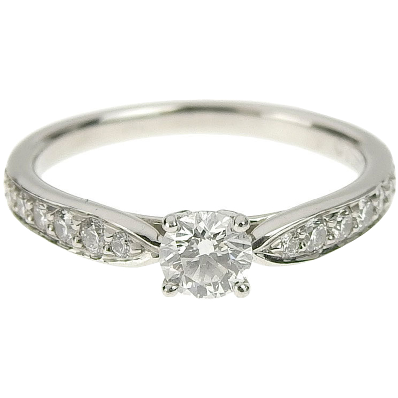 

Tiffany & Co. Tiffany 0.23 ct. Diamond Platinum Ring Size, Silver