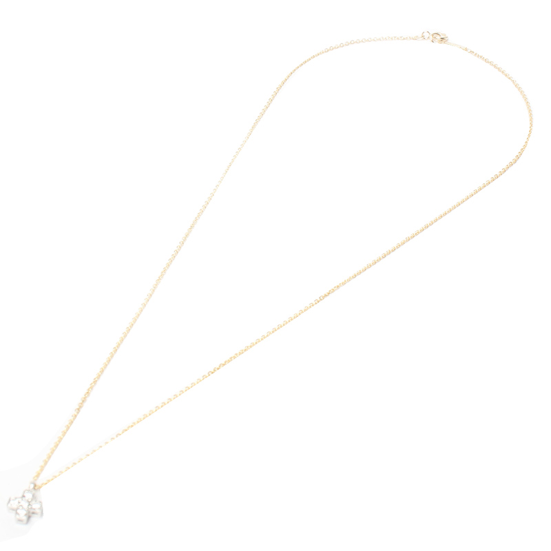 

Tiffany & Co. 18K White Gold Diamond Pt950 Pendant Necklace, Silver