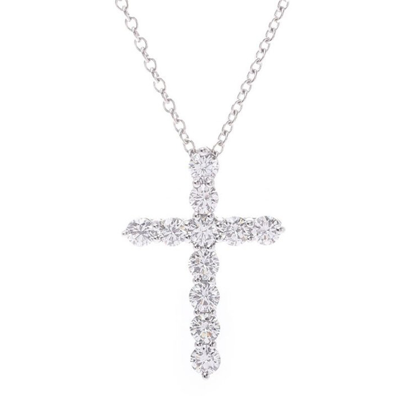 tiffany diamond cross