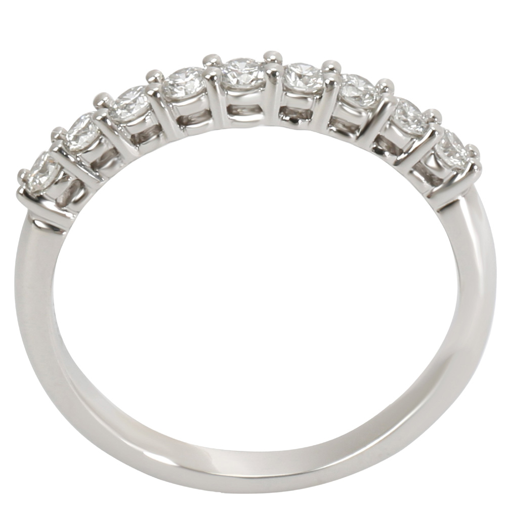 

Tiffany & Co. Embrace 0.27 CTW Diamond Platinum Band Ring Size, Silver